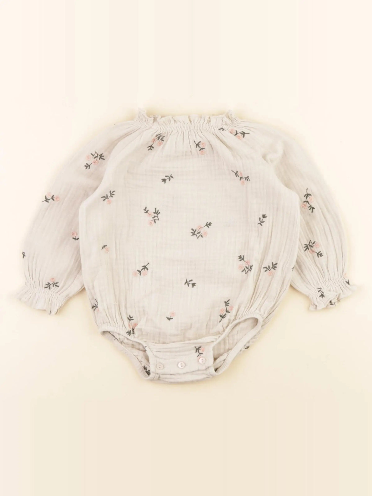 Zara - combinaison beige - 6/9 mois