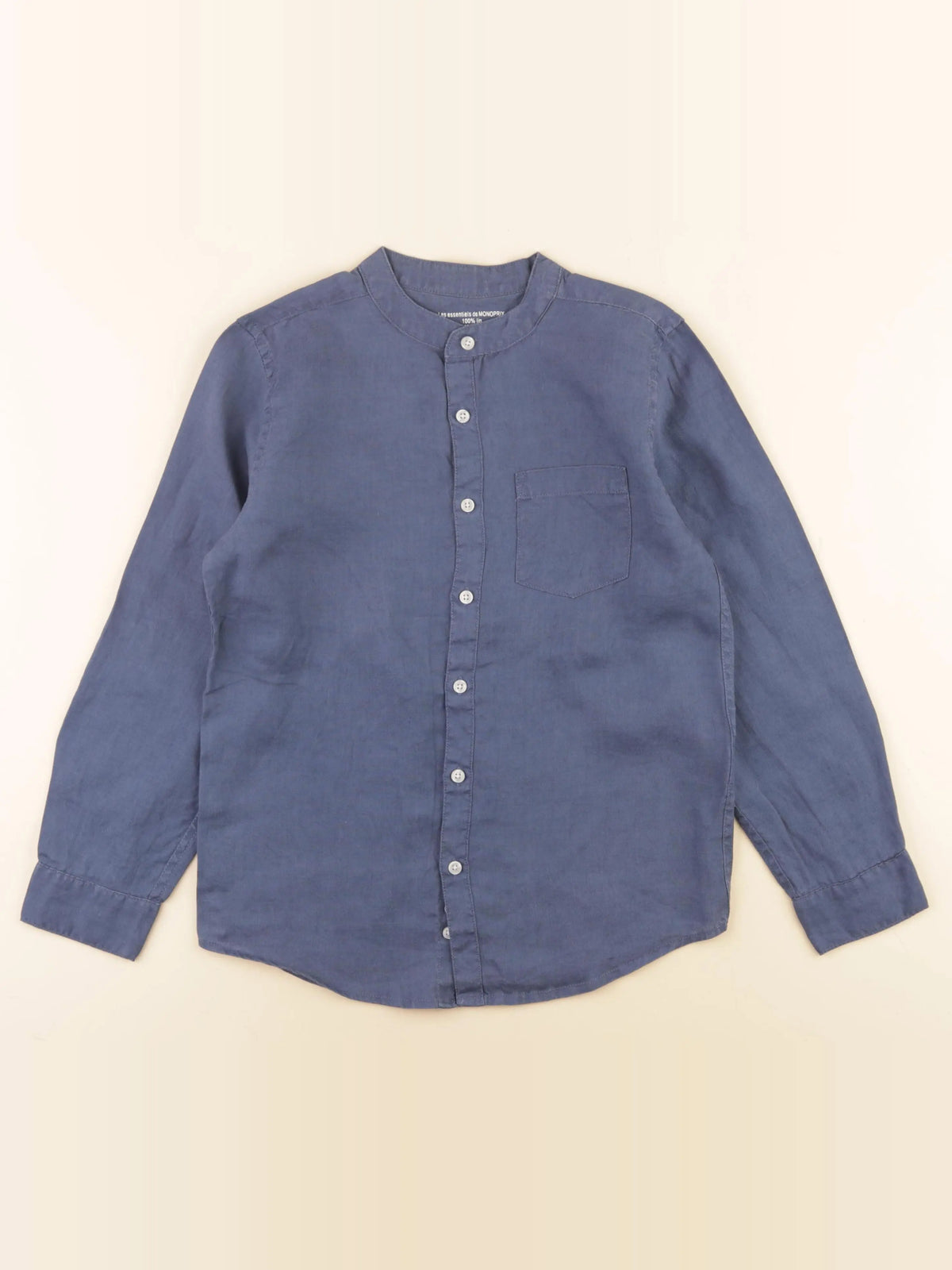 Monoprix - chemise bleu - 10 ans