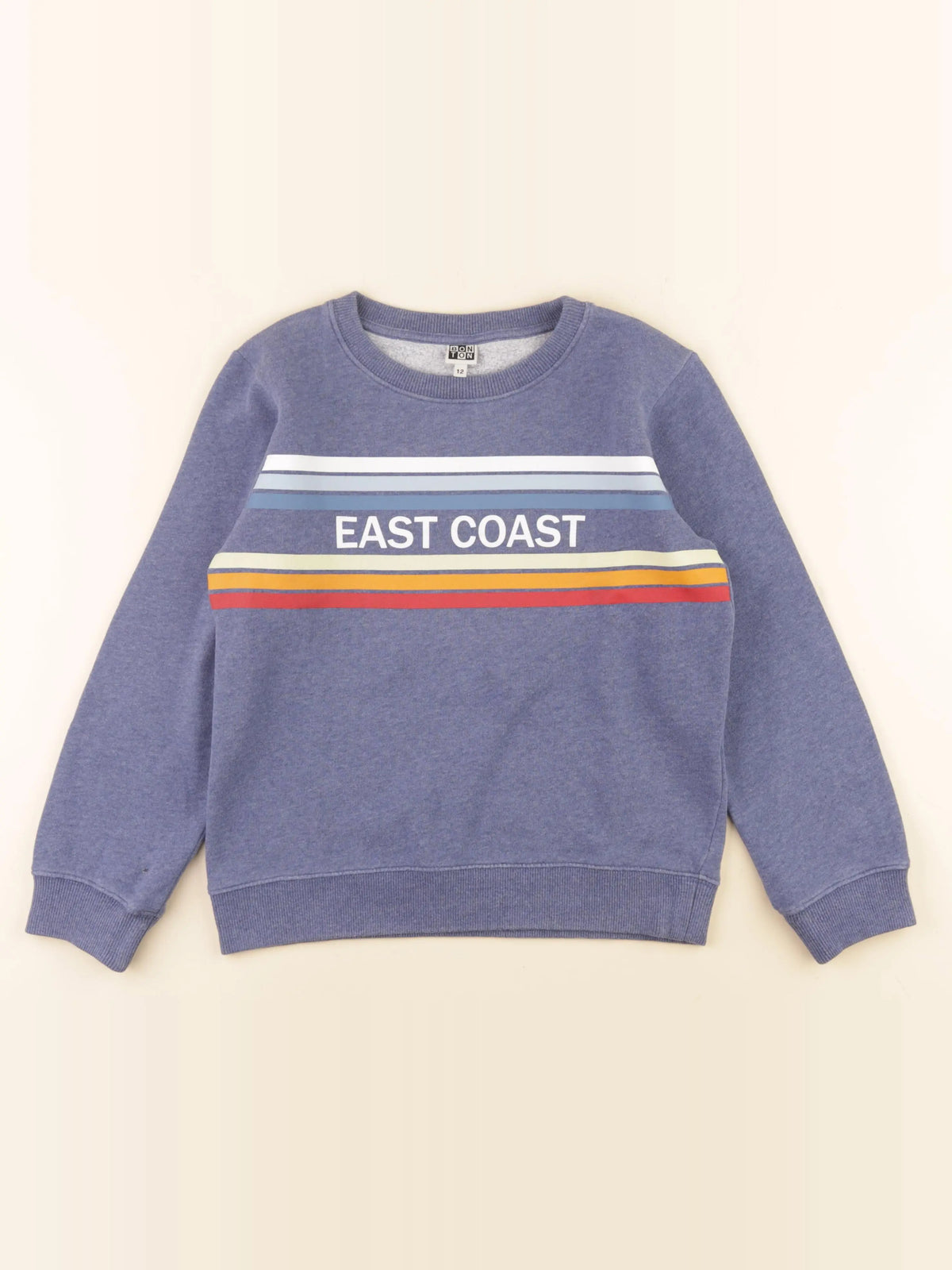 Bonton - sweat bleu - 12 ans