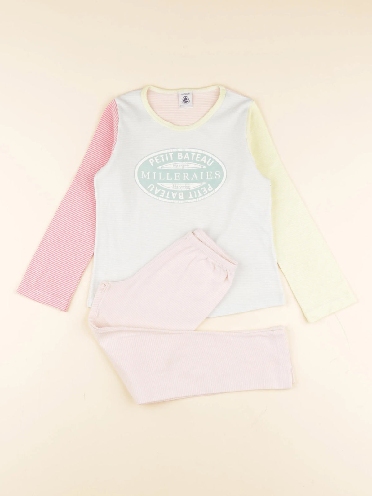 Petit Bateau - pyjama coton multicolore - 5 ans
