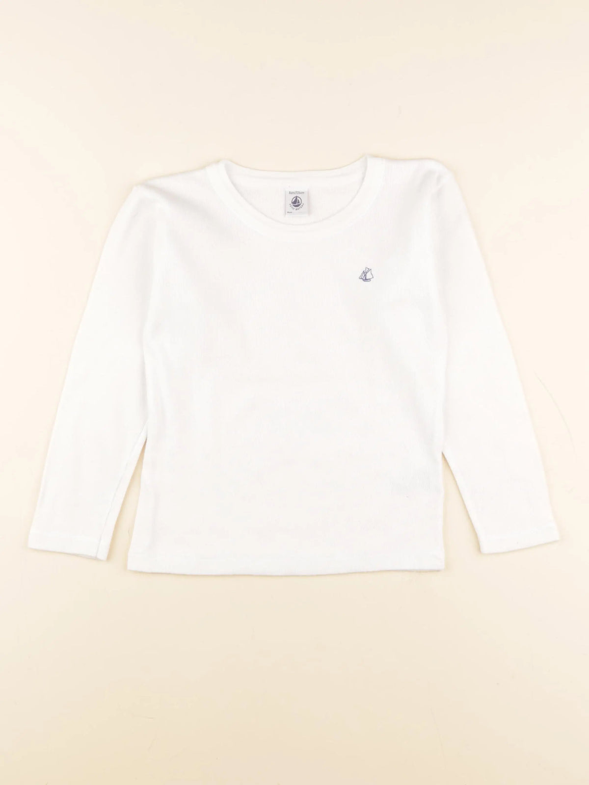 Petit Bateau - tee-shirt blanc - 8 ans