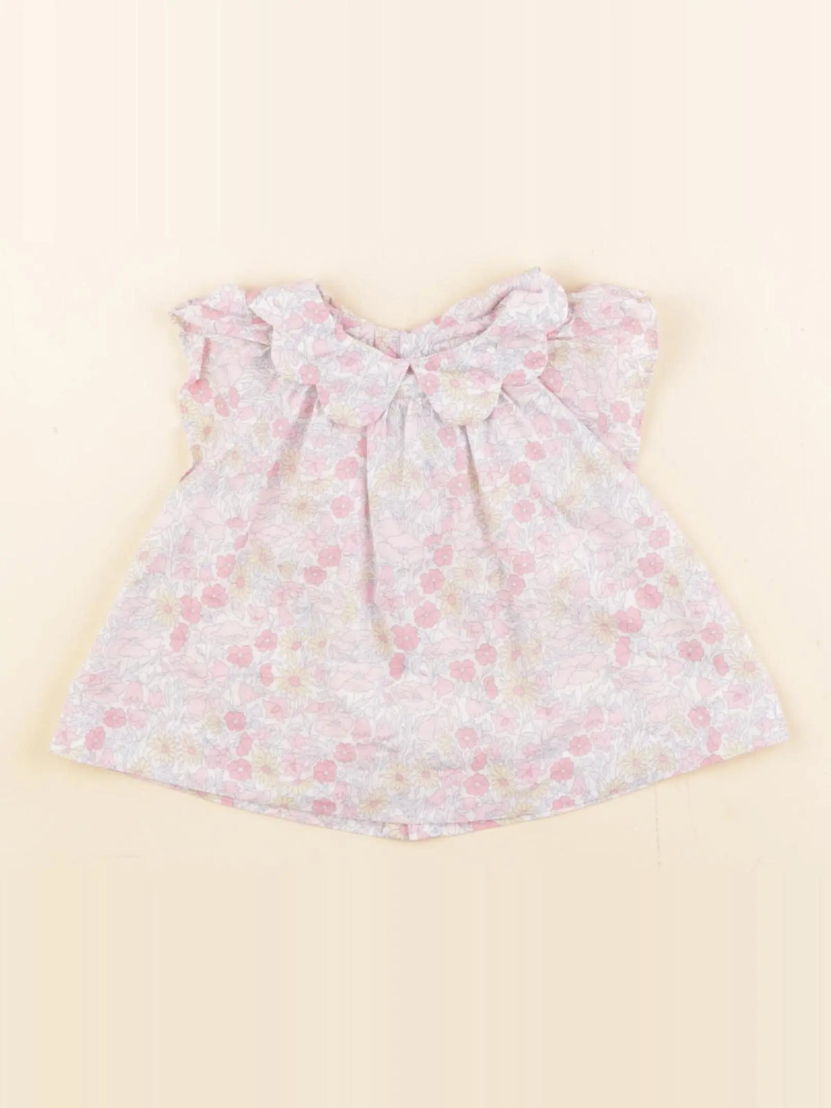 Jacadi - blouse liberty multicolore - 6 mois