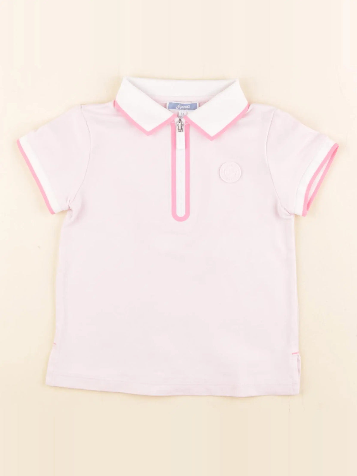 Jacadi - polo rose - 4 ans