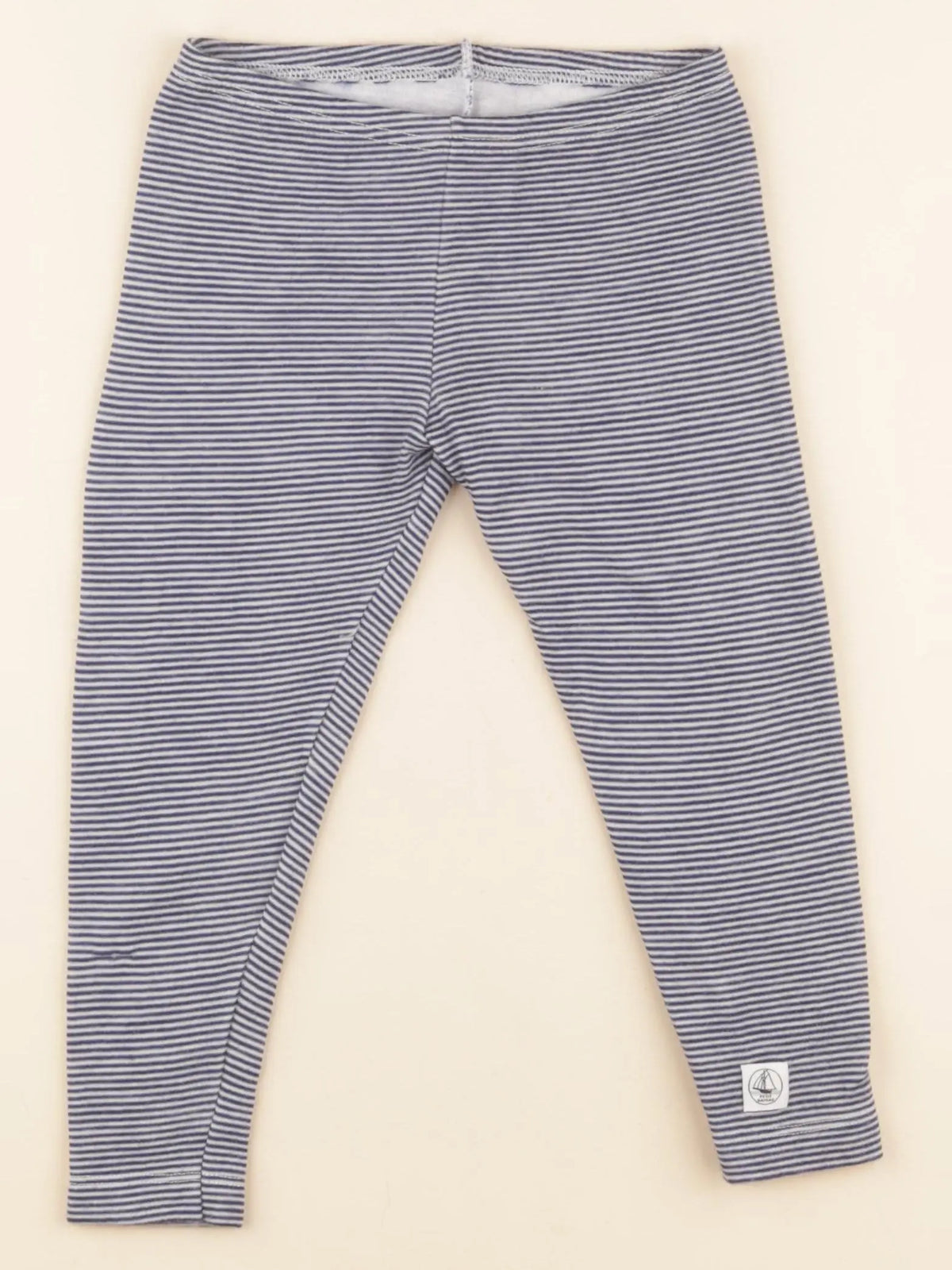 Petit Bateau - legging bleu - 2 ans