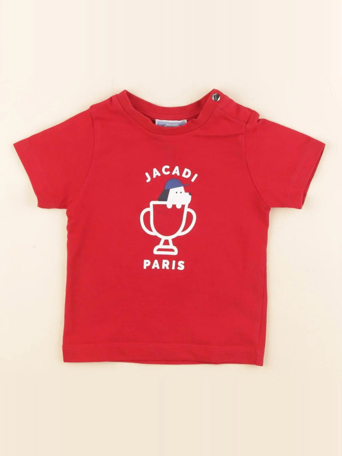 Jacadi - tee-shirt rouge - 18 mois