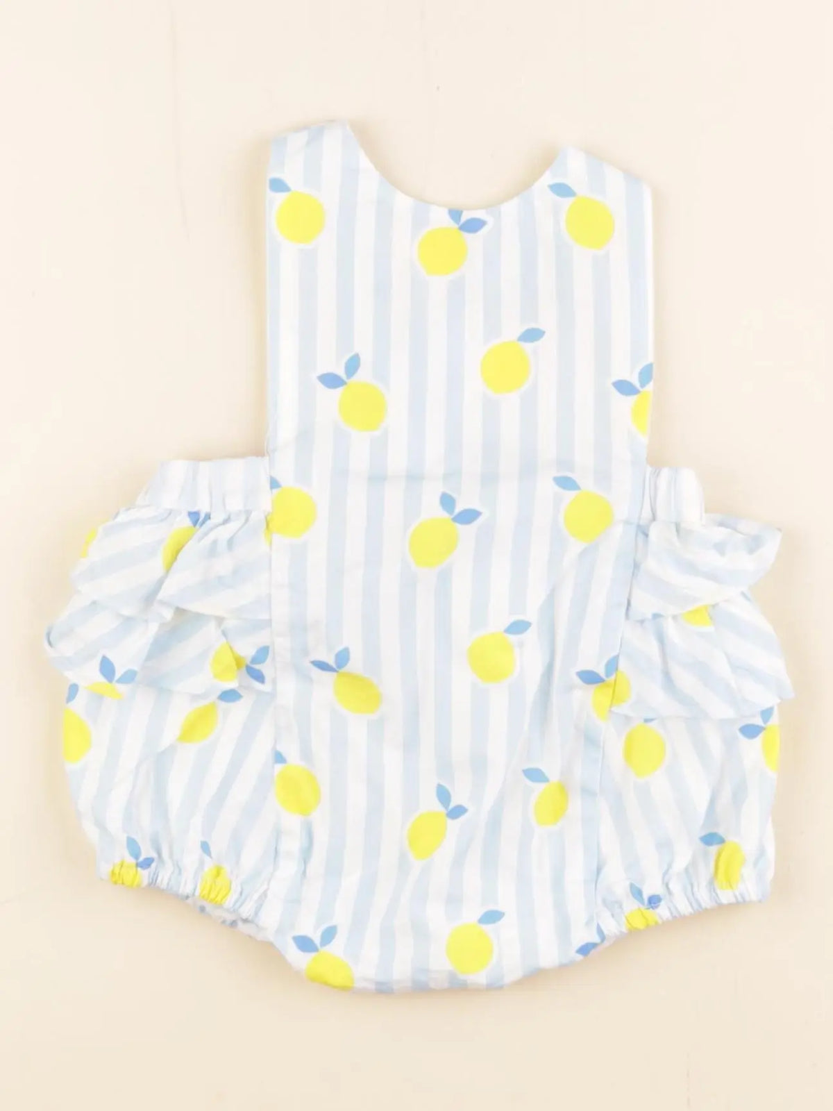 Jacadi - combinaison blanc, bleu, jaune - 6 mois