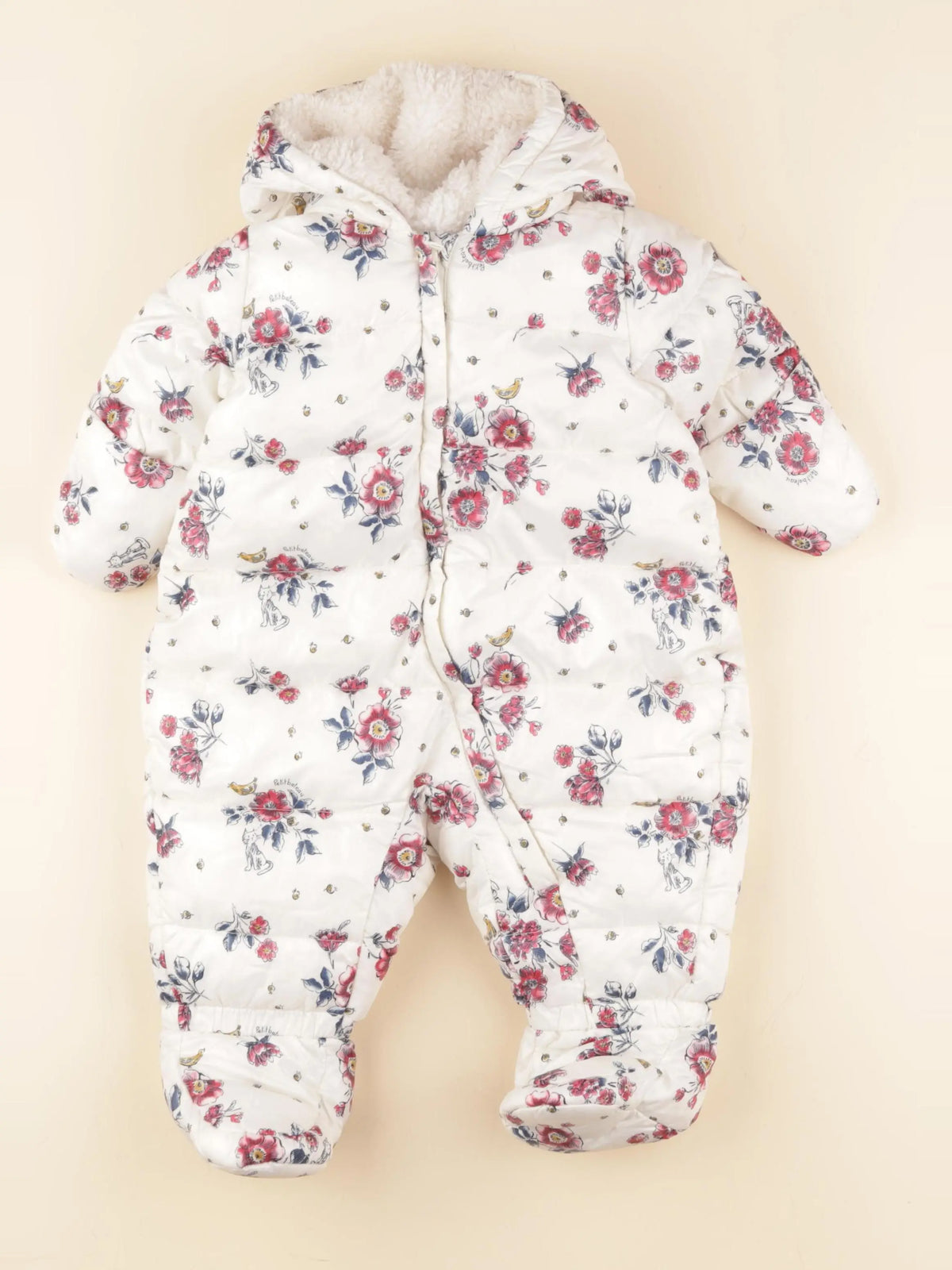 Petit Bateau - combi-pilote multicolore - 6 mois