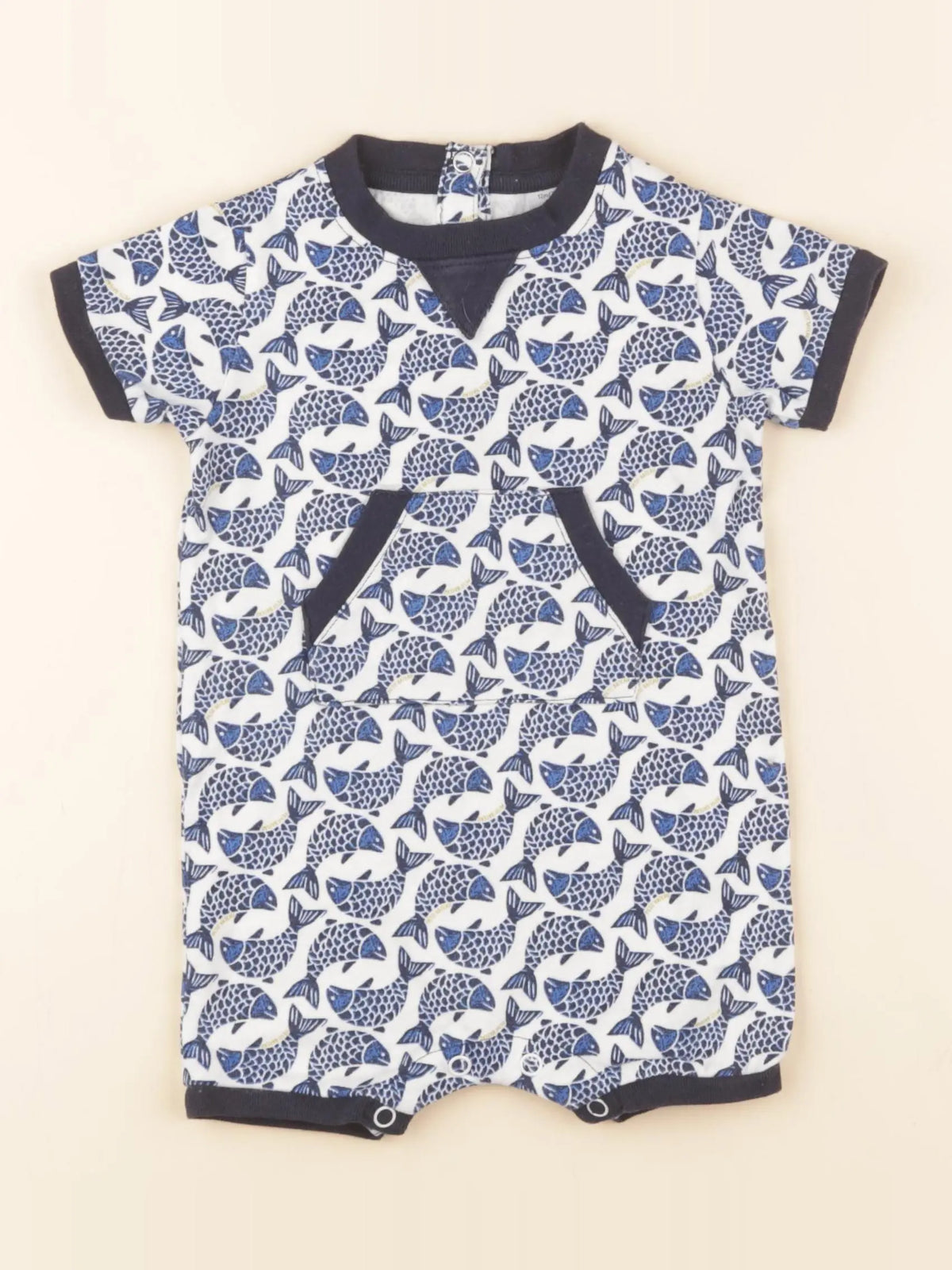 Petit Bateau - combinaison multicolore - 12 mois