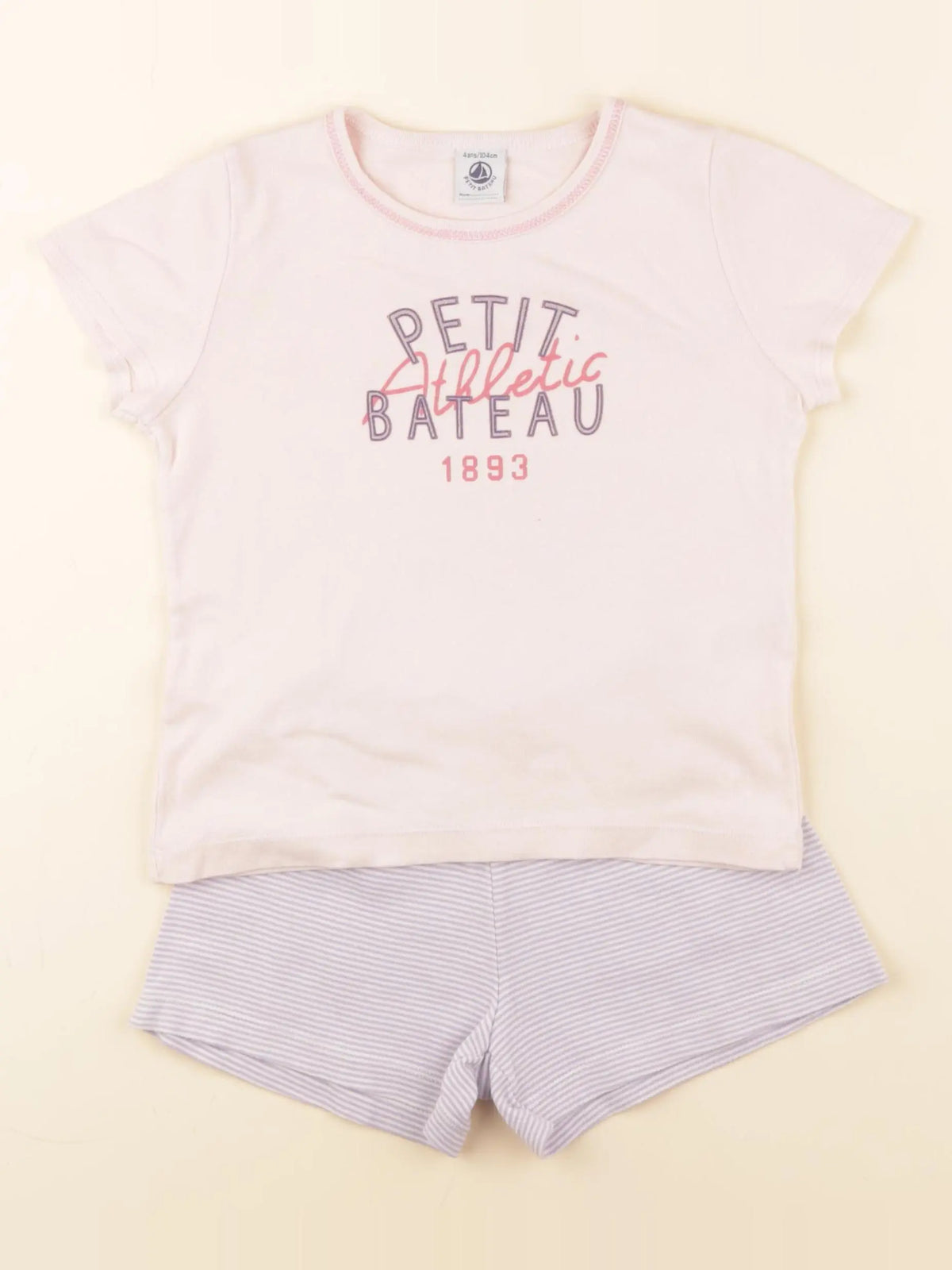 Petit Bateau - pyjama coton multicolore - 4 ans