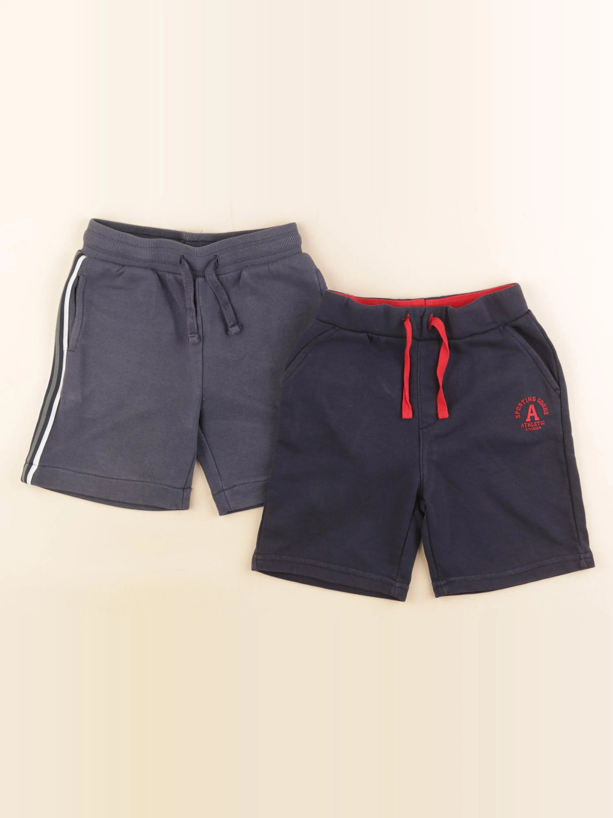 Vertbaudet - lot de 2 shorts bleu - 6 ans