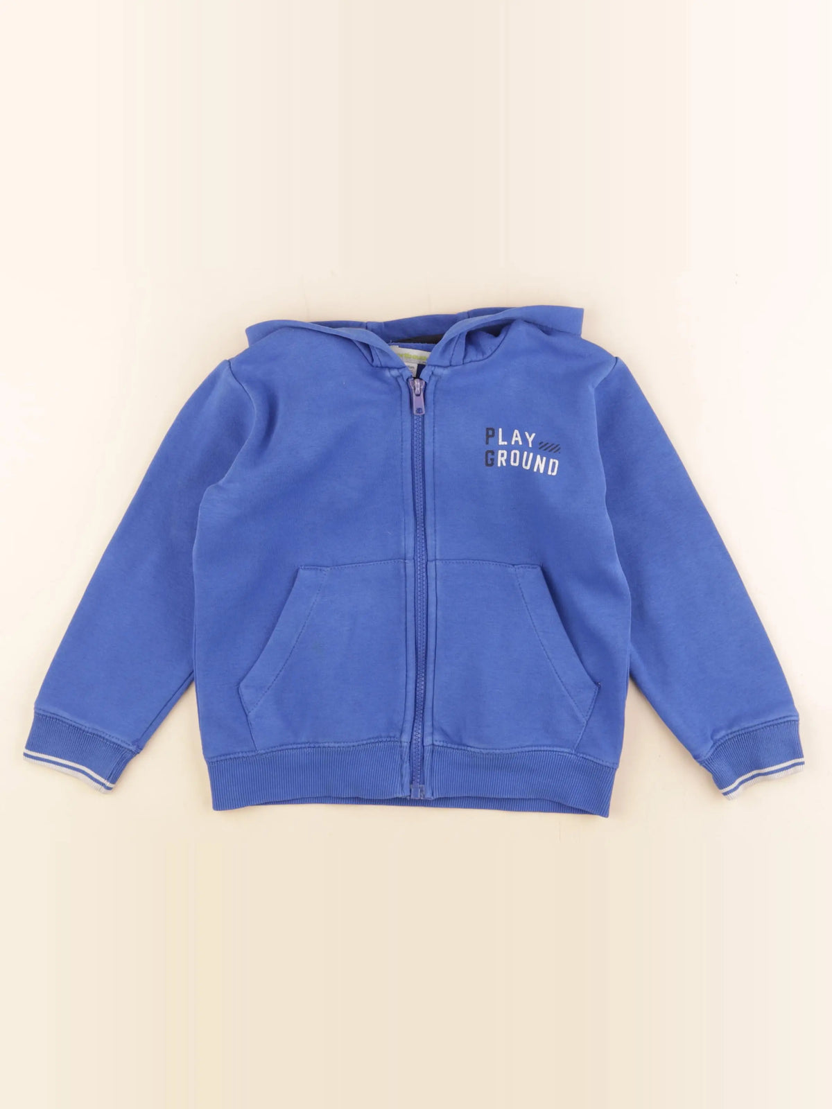 Vertbaudet - sweat bleu - 6 ans