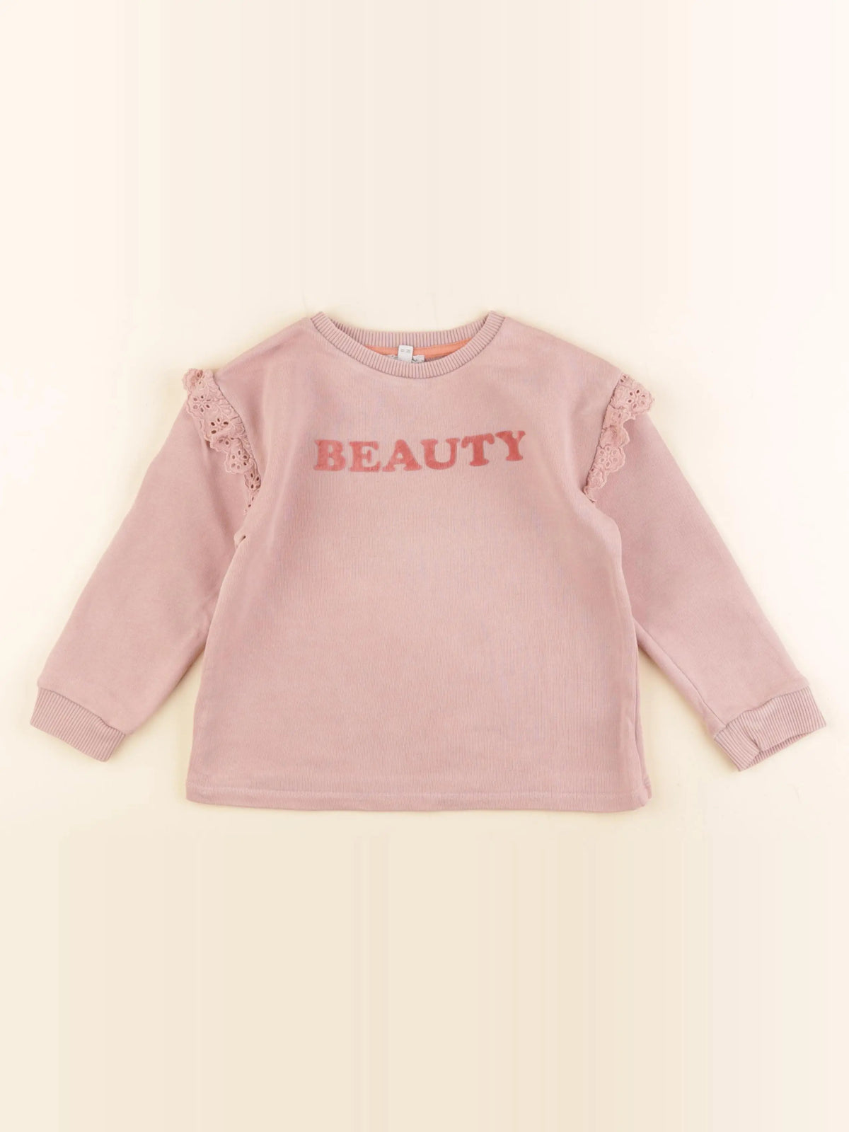 Eden & Victor - sweat rose - 4 ans