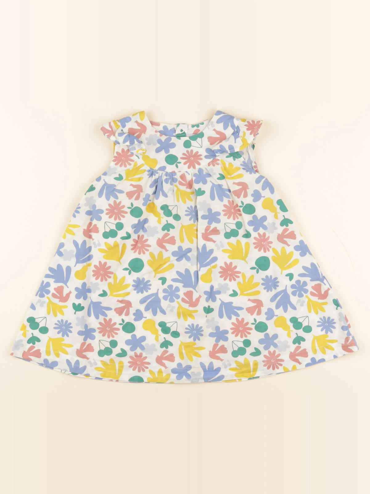 Petit Bateau - robe multicolore - 24 mois