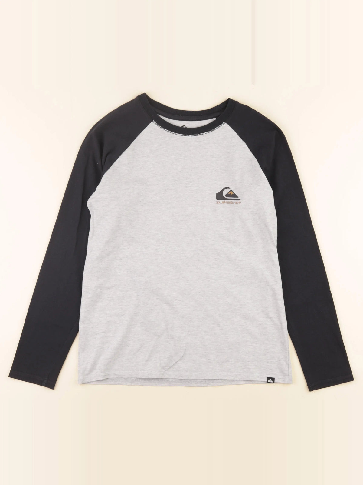 Quiksilver - tee-shirt gris, noir - 12 ans