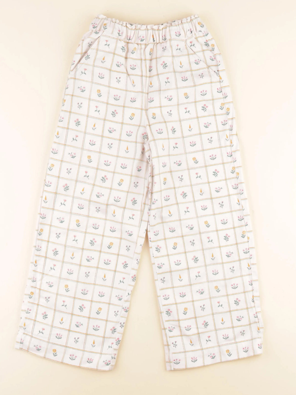 Monoprix - jean beige, multicolore - 8 ans