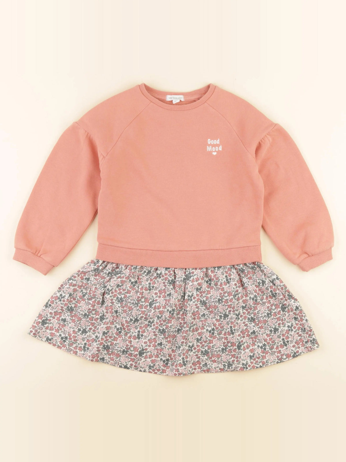 Vertbaudet - robe rose - 4 ans