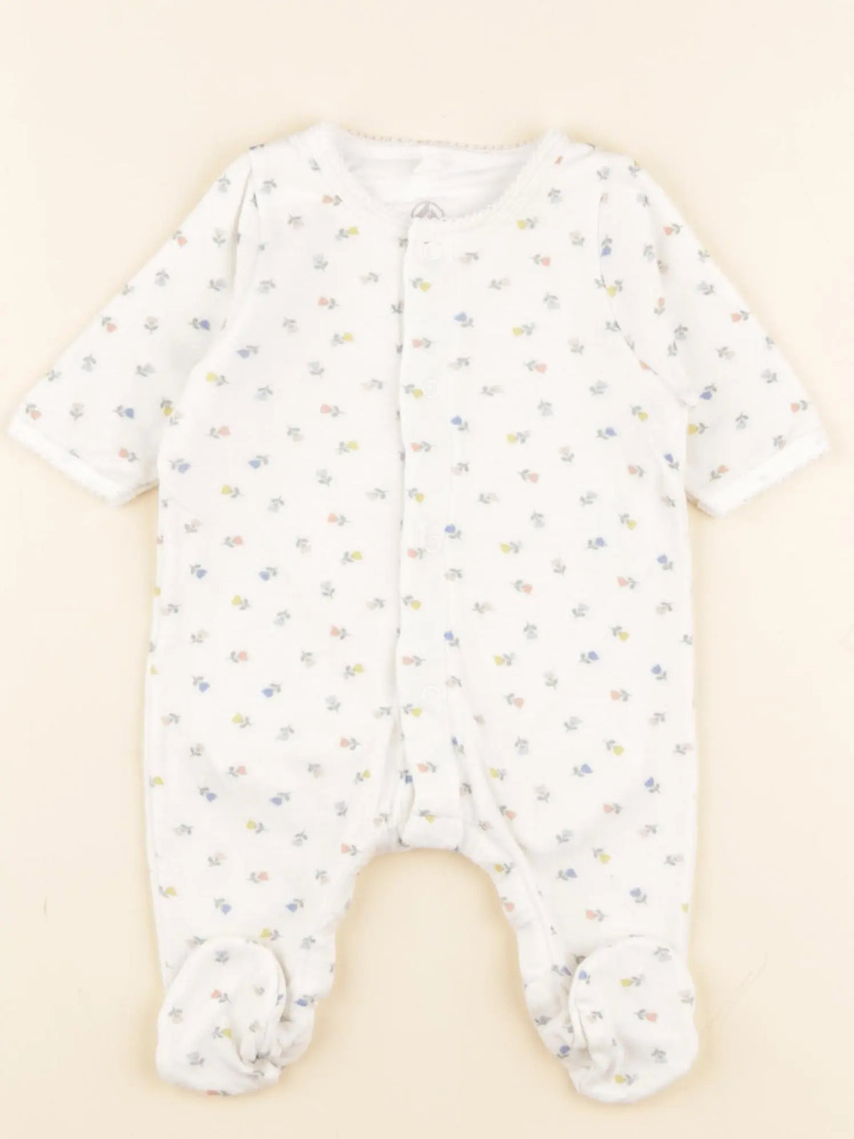 Petit Bateau - pyjama coton multicolore - 1 mois