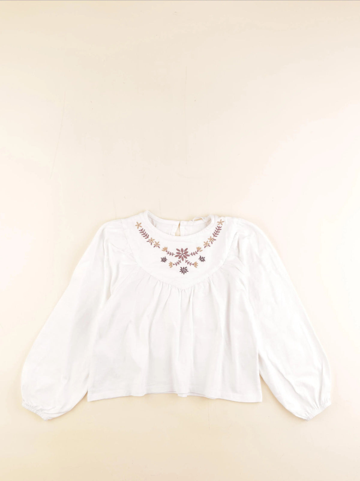 Mango - tee-shirt blanc - 7/8 ans
