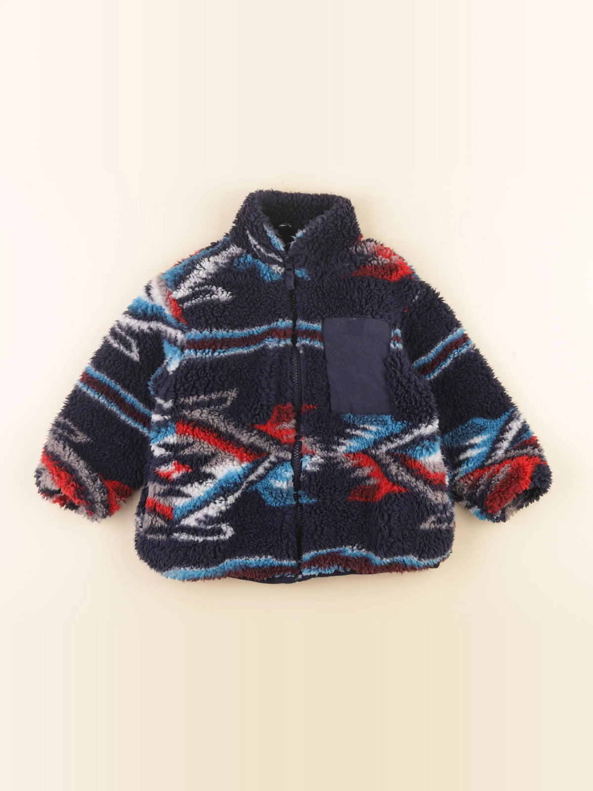 Next - veste bleu - 2/3 ans