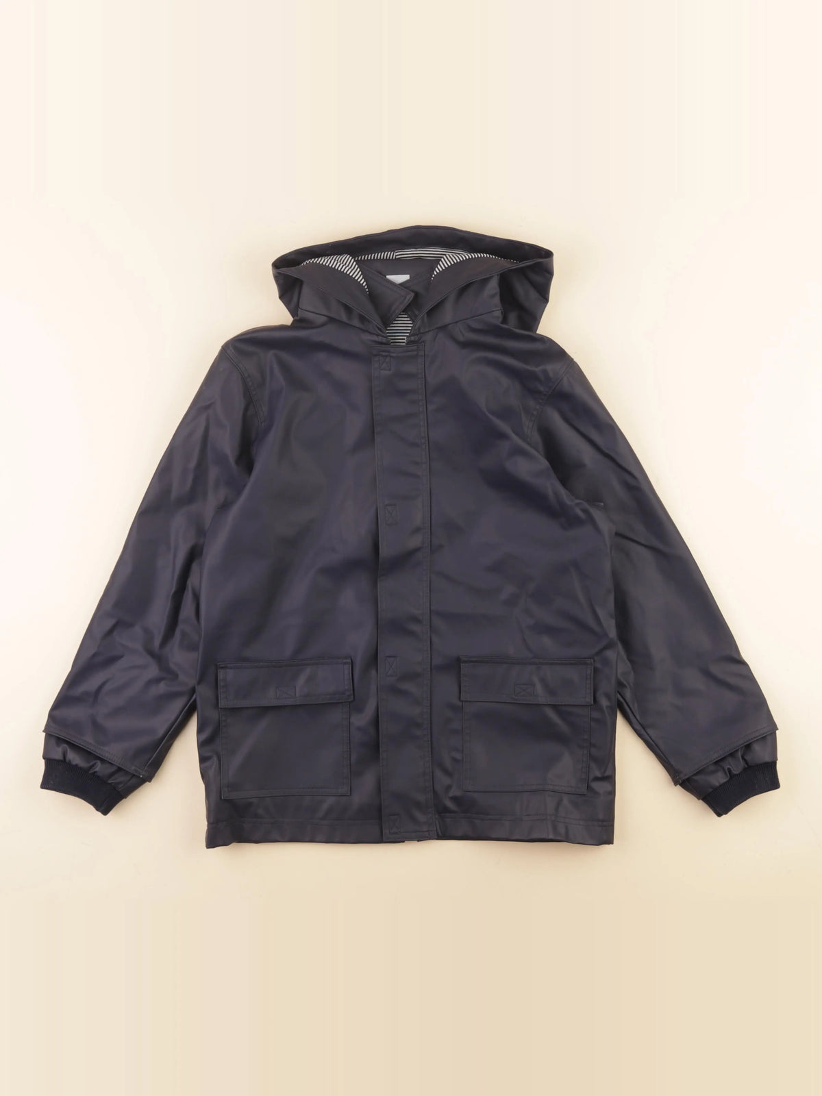 Petit Bateau - imperméable bleu - 8 ans