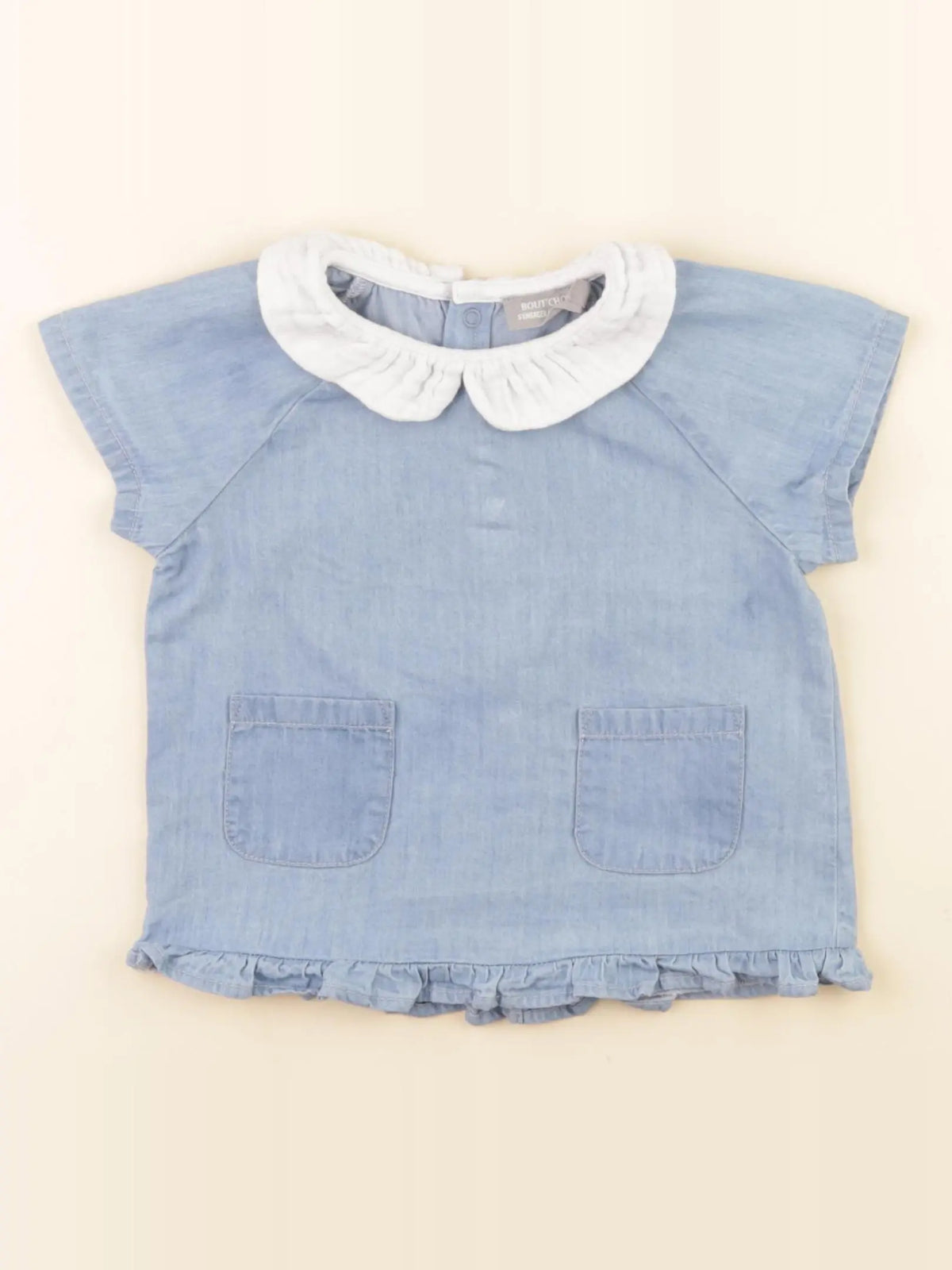 Boutchou - blouse bleu - 18 mois