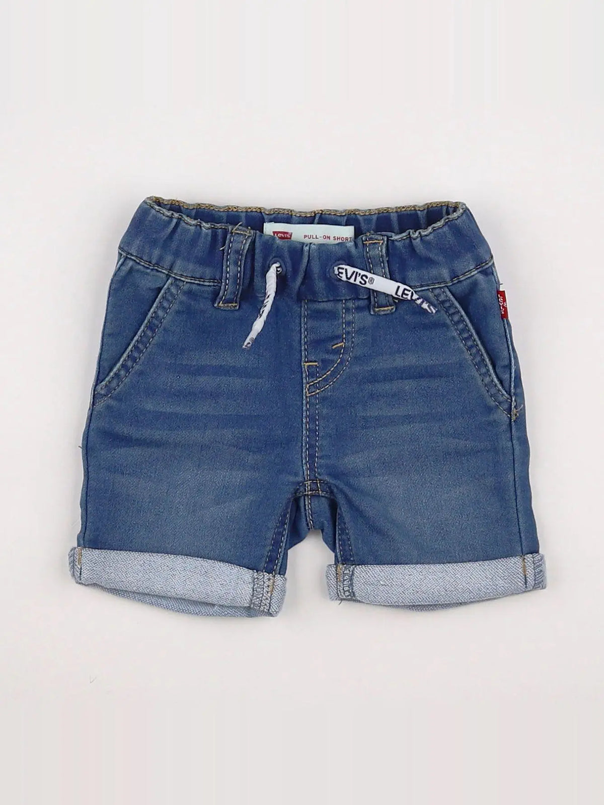 Levi's - short bleu - 3 mois