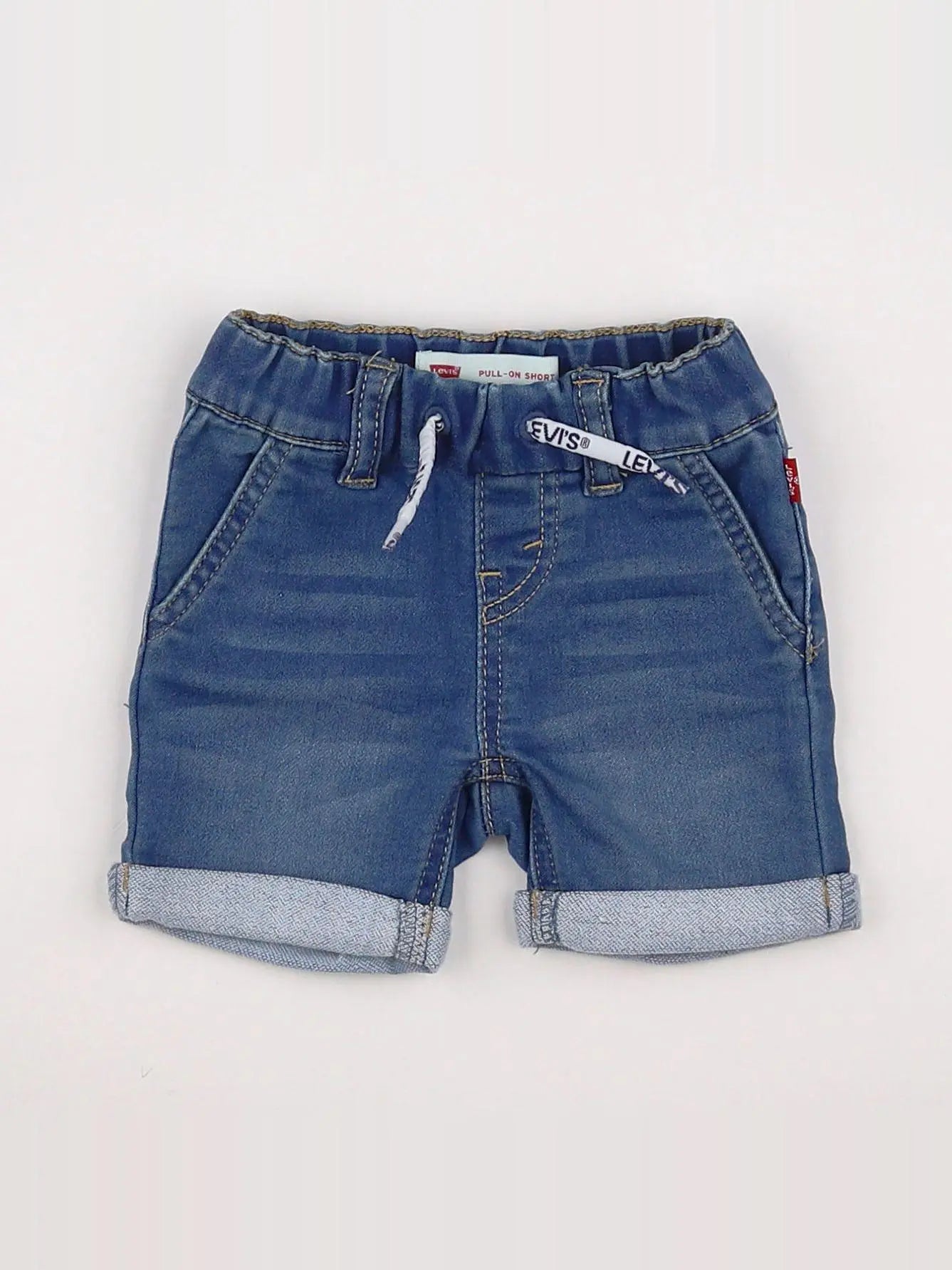 Levi's - short bleu - 3 mois