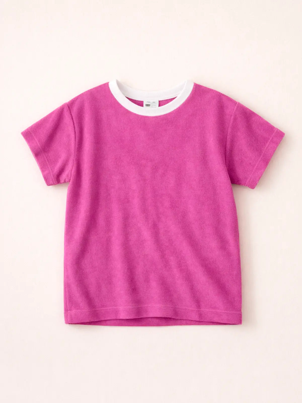 Le Tee-shirt éponge Fushia