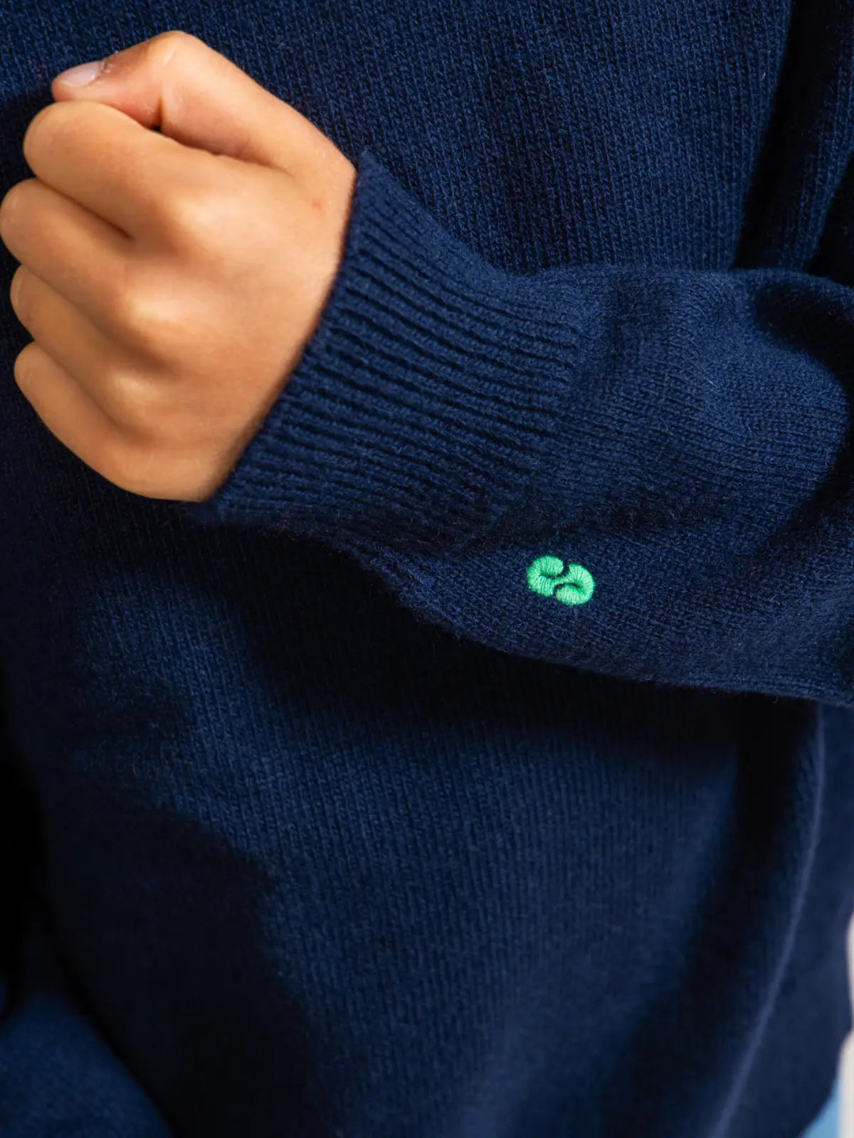 Le pull 100% laine Marine