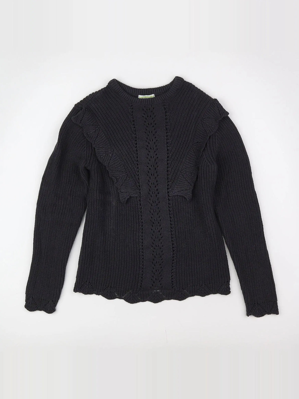 Vertbaudet - pull gris - 10 ans