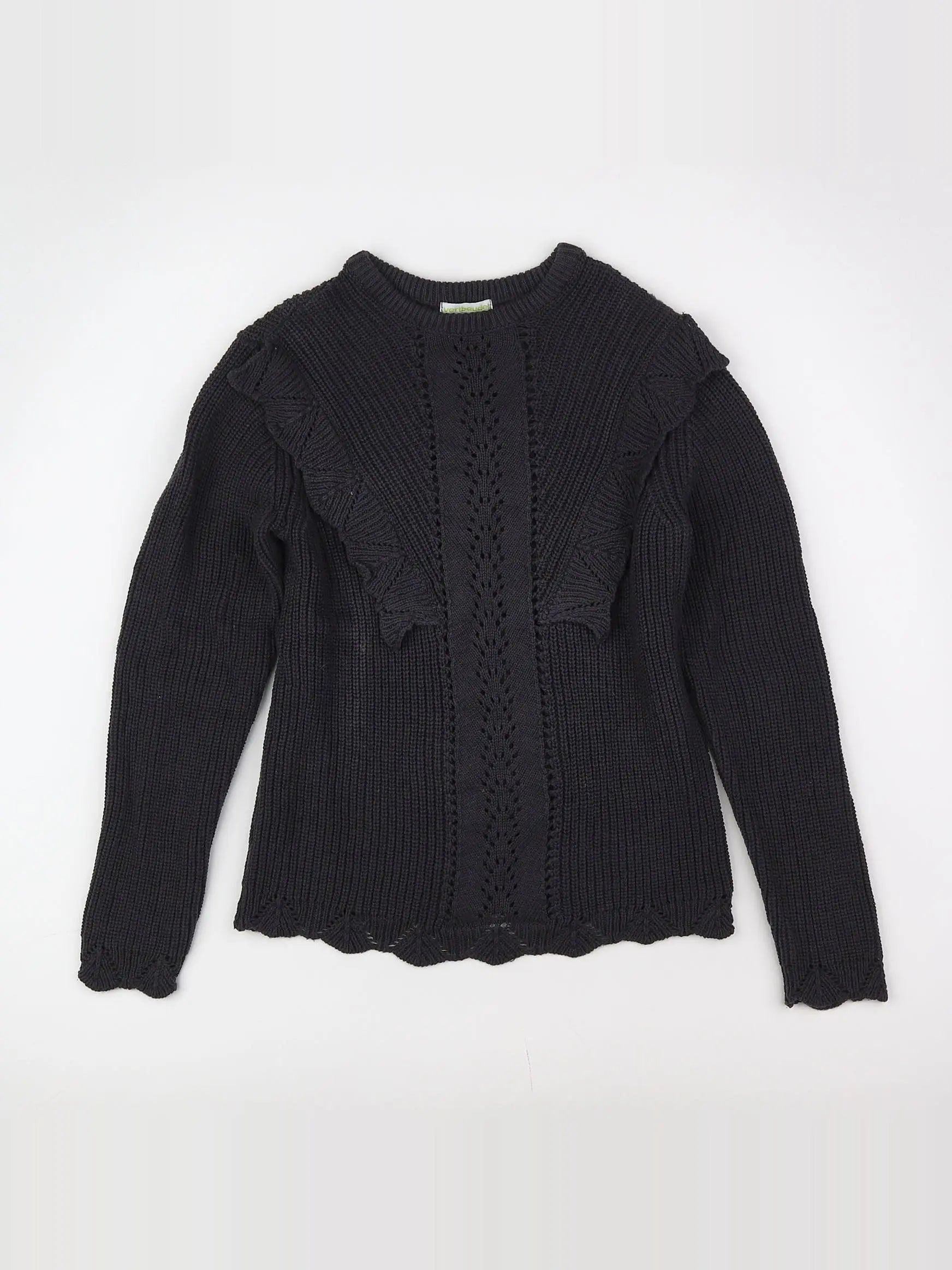 Vertbaudet - pull gris - 10 ans