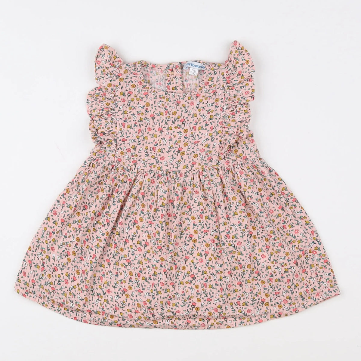 Vertbaudet - robe rose - 12 mois