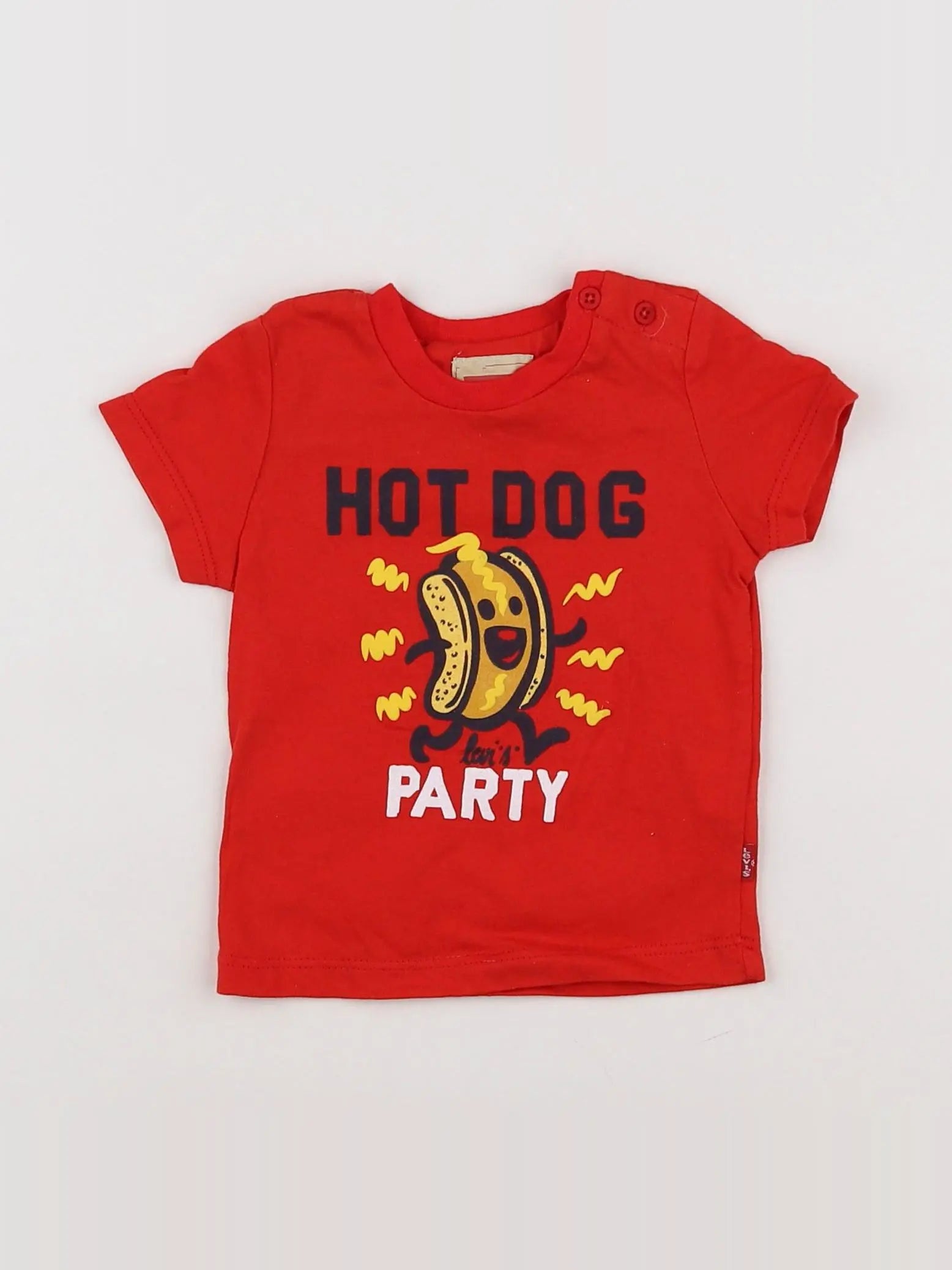 Levi's - tee-shirt rouge - 6 mois