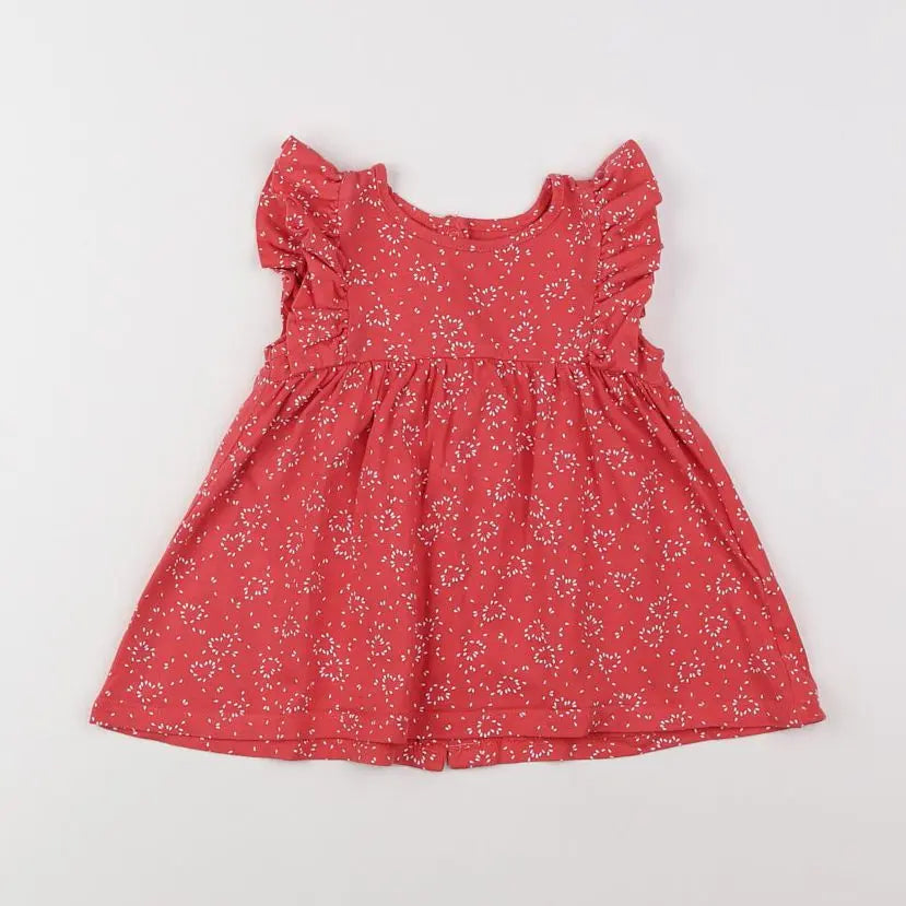 Vertbaudet - robe rose - 9 mois