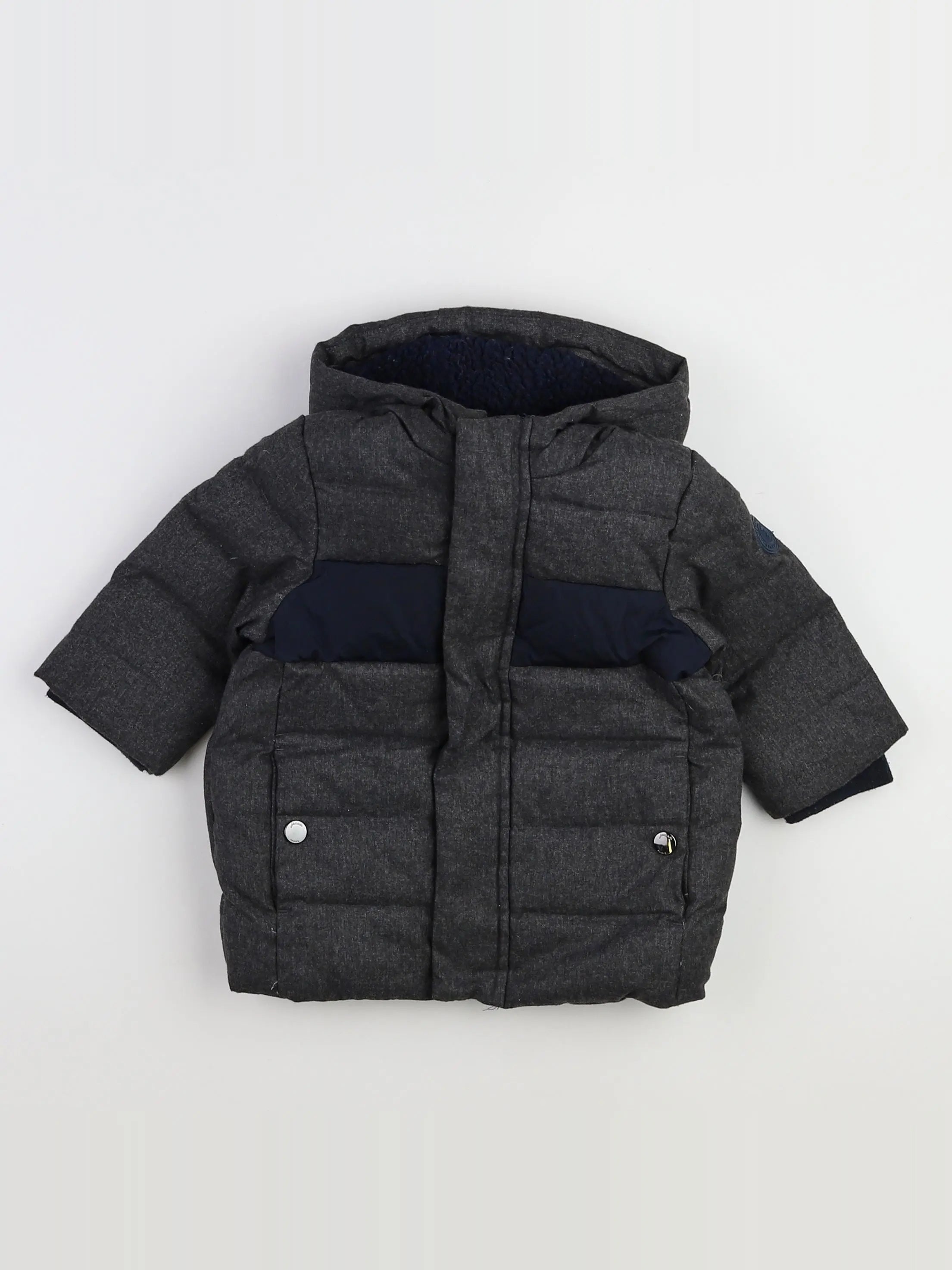 Jacadi - manteau gris - 12 mois