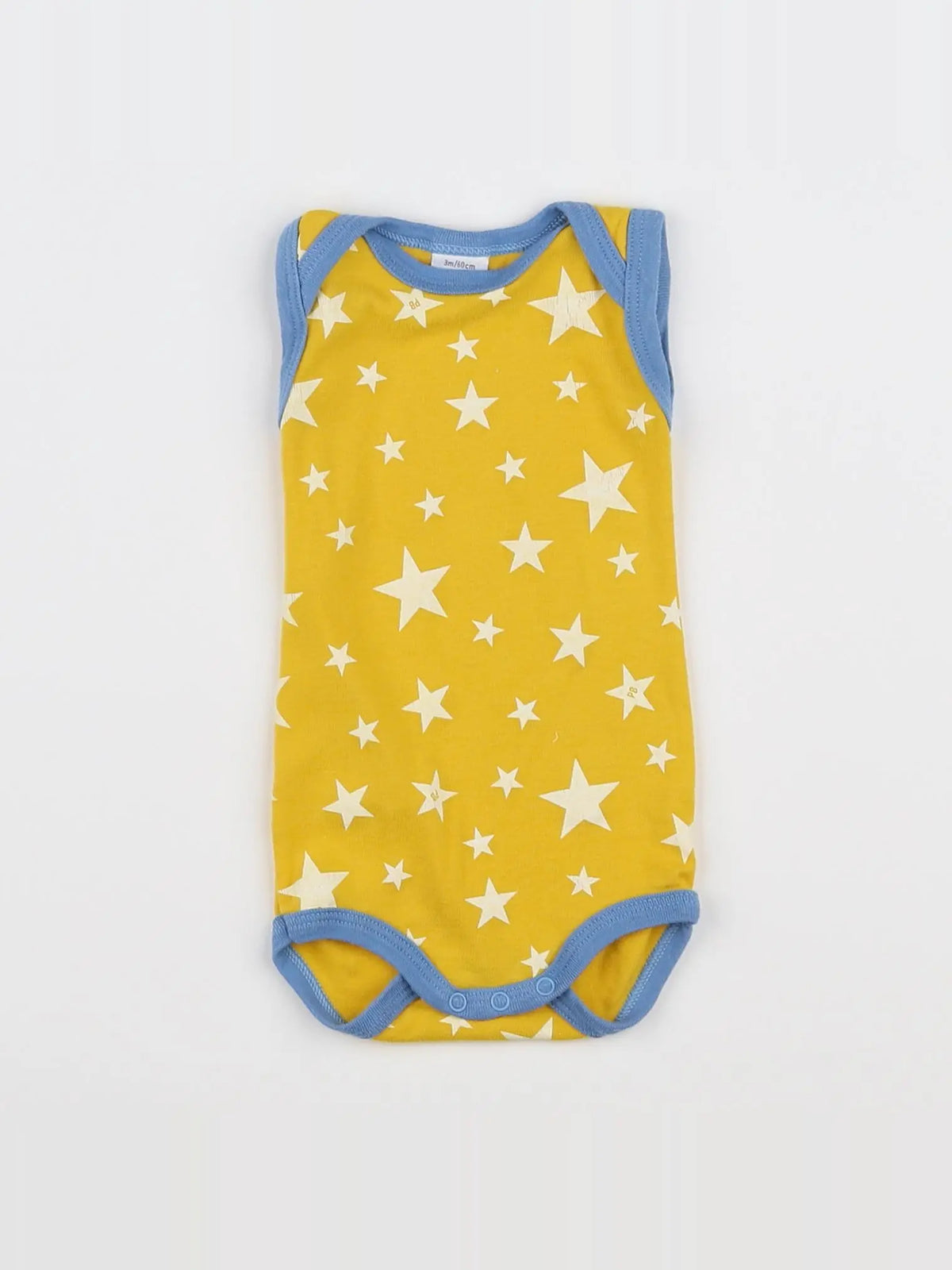Petit Bateau - body jaune - 3 mois