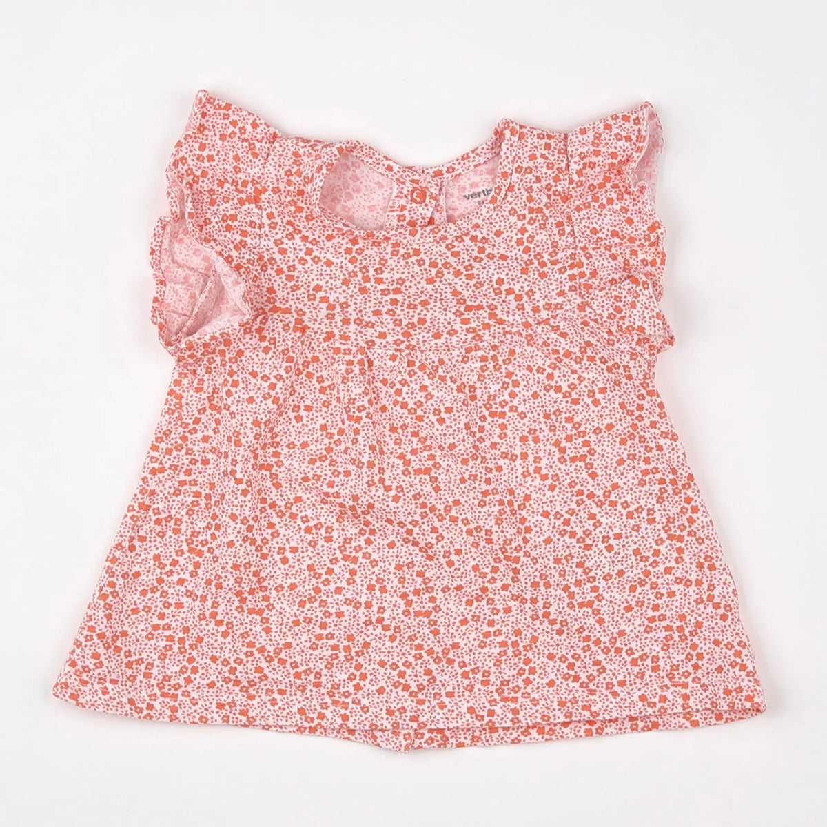 Vertbaudet - tee-shirt orange - 9 mois