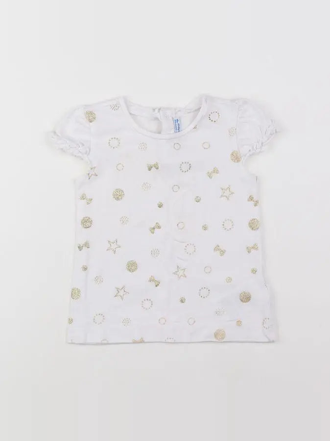 Mayoral - tee-shirt blanc - 18 mois