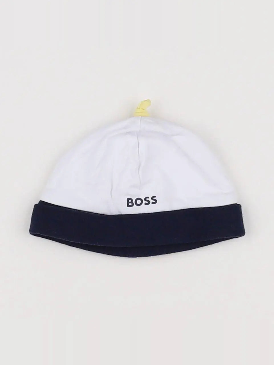 Hugo Boss - bonnet blanc - 3 mois