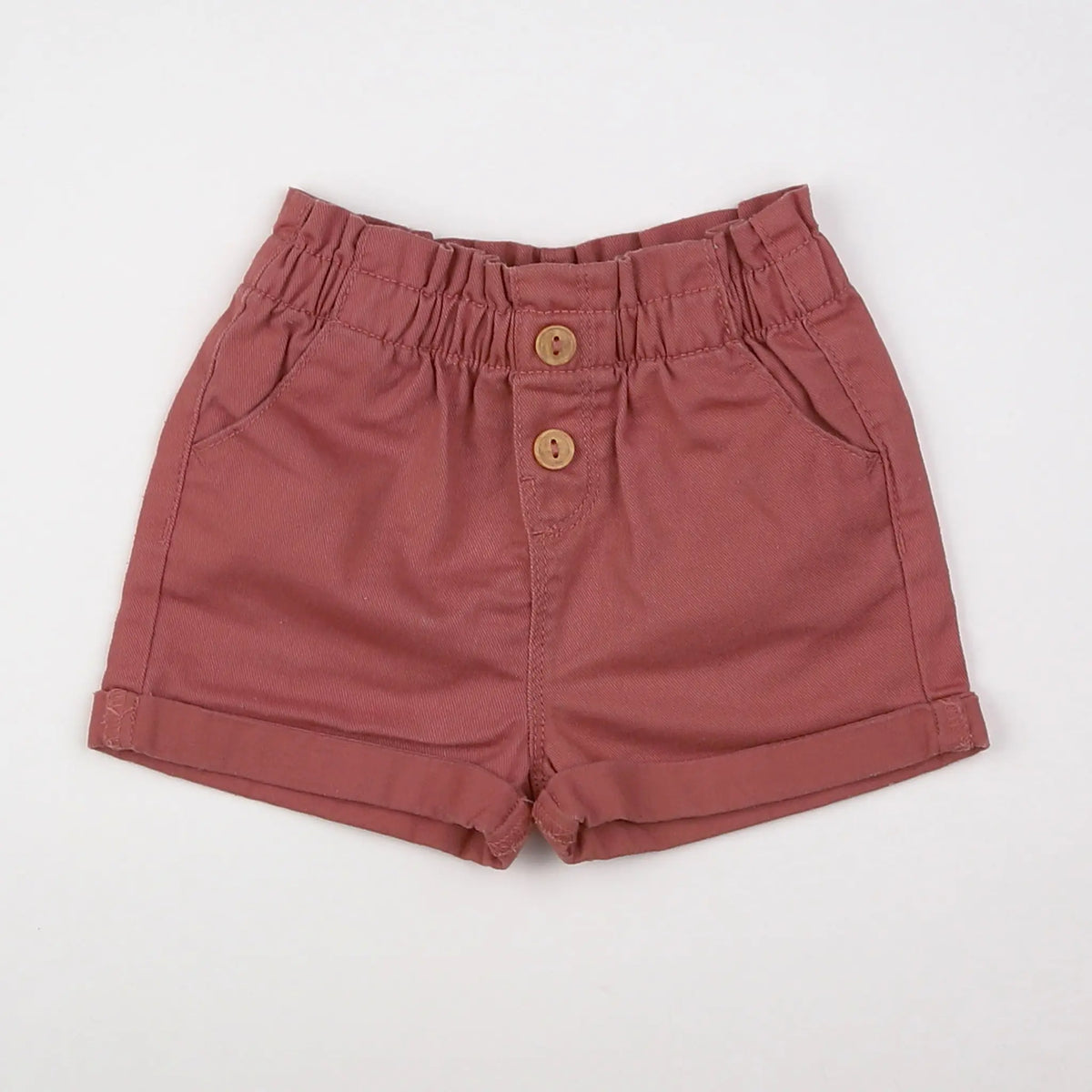 Vertbaudet - short rose - 12 mois