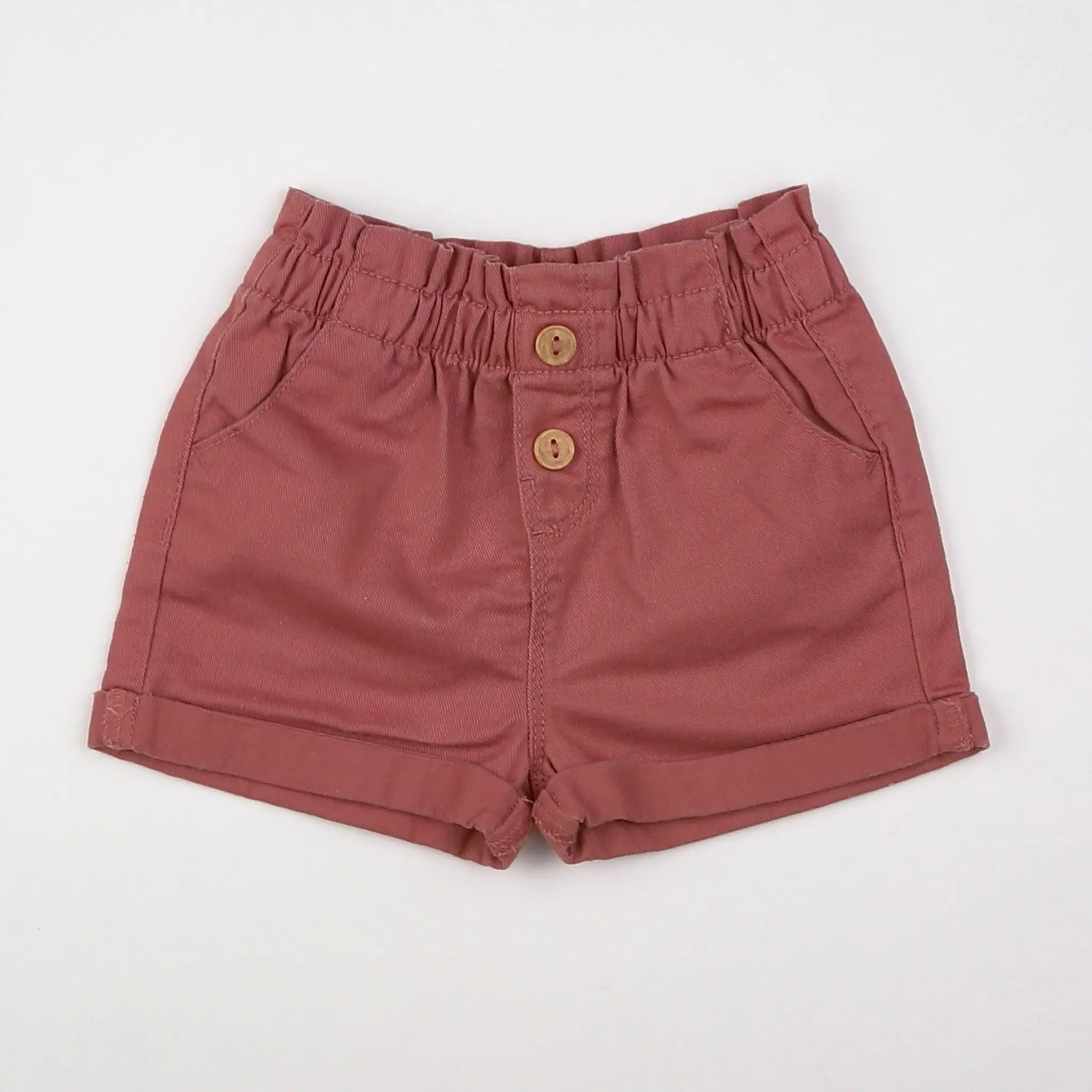 Vertbaudet - short rose - 12 mois