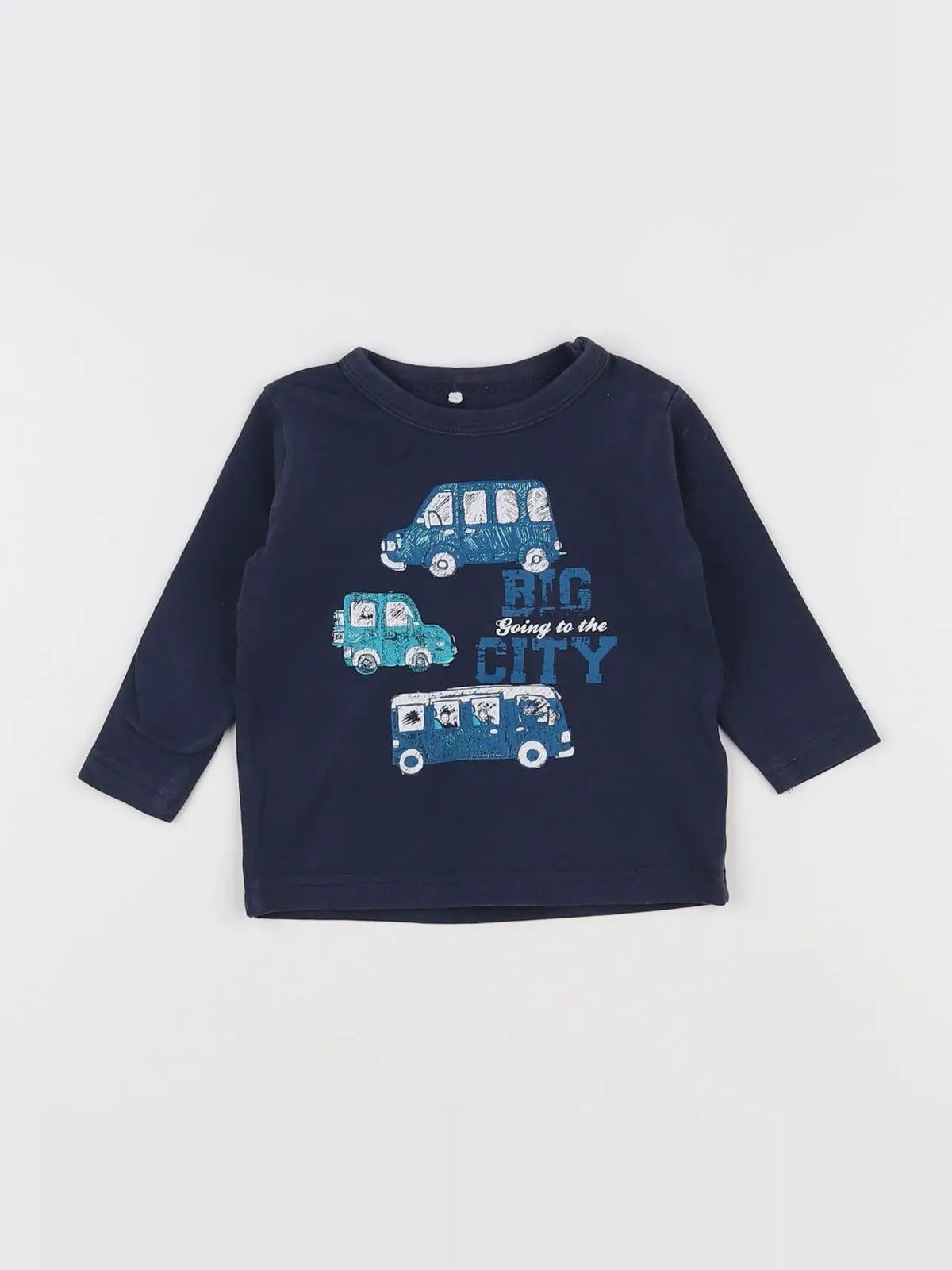 Name it - tee-shirt bleu - 4/6 mois