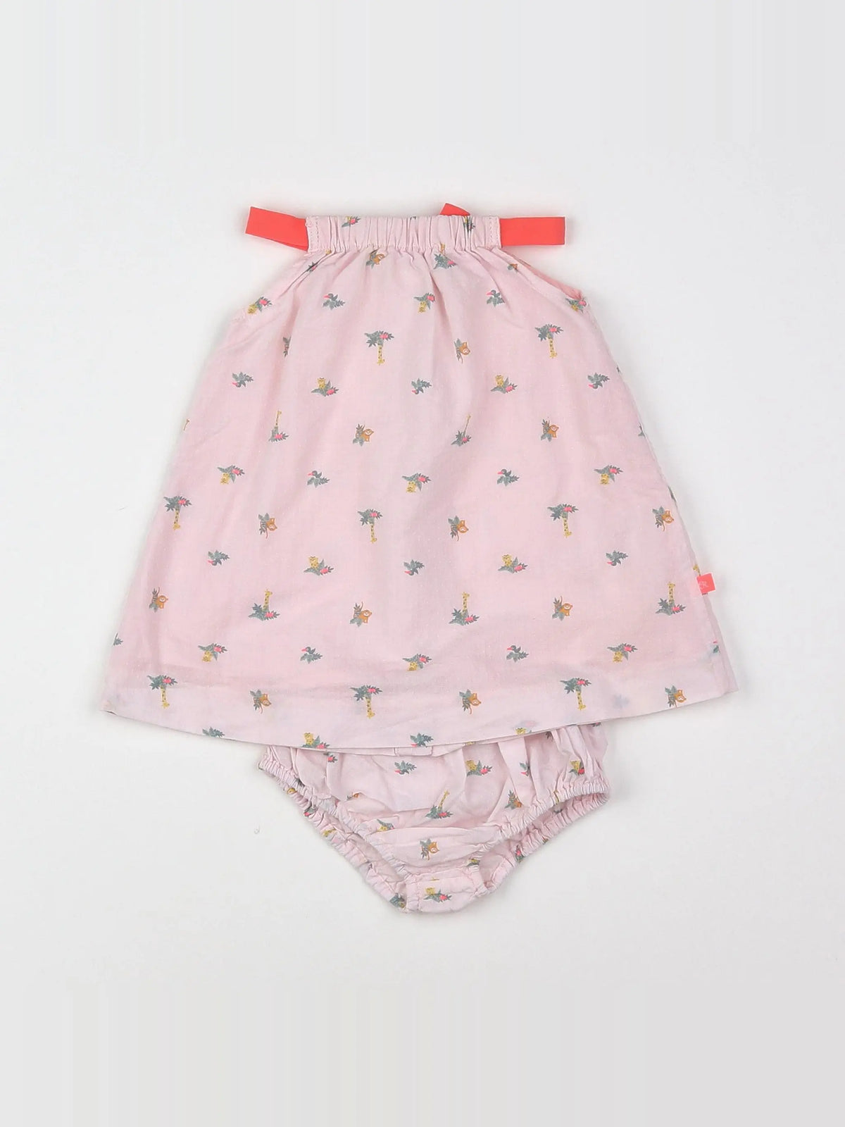 Cadet Rousselle - ensemble rose, vert - 3 mois