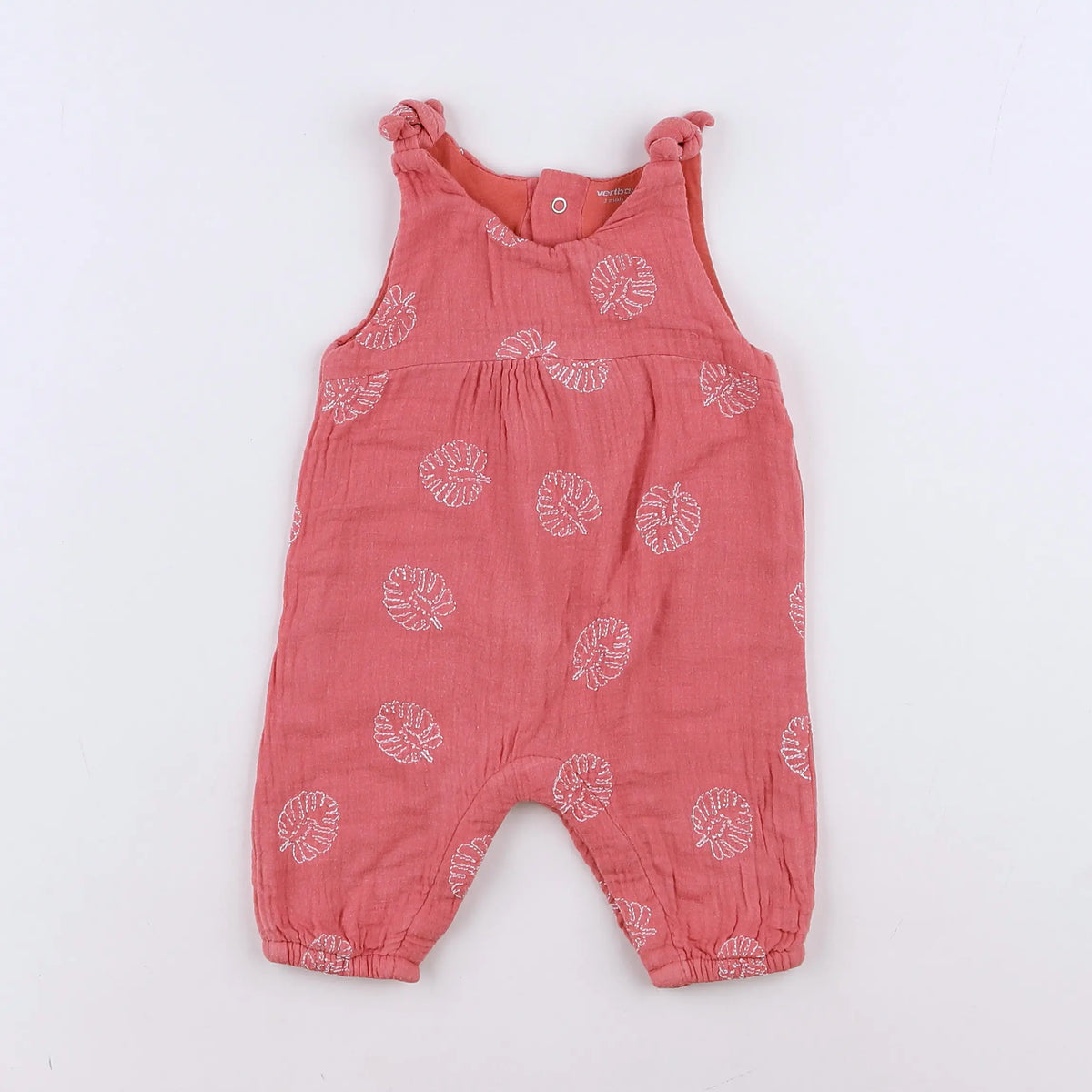 Vertbaudet - combinaison rose - 3 mois
