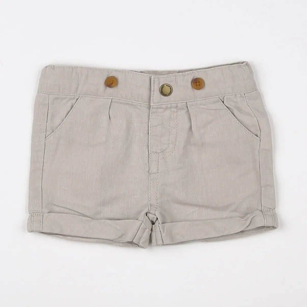 Vertbaudet - short gris - 3 mois