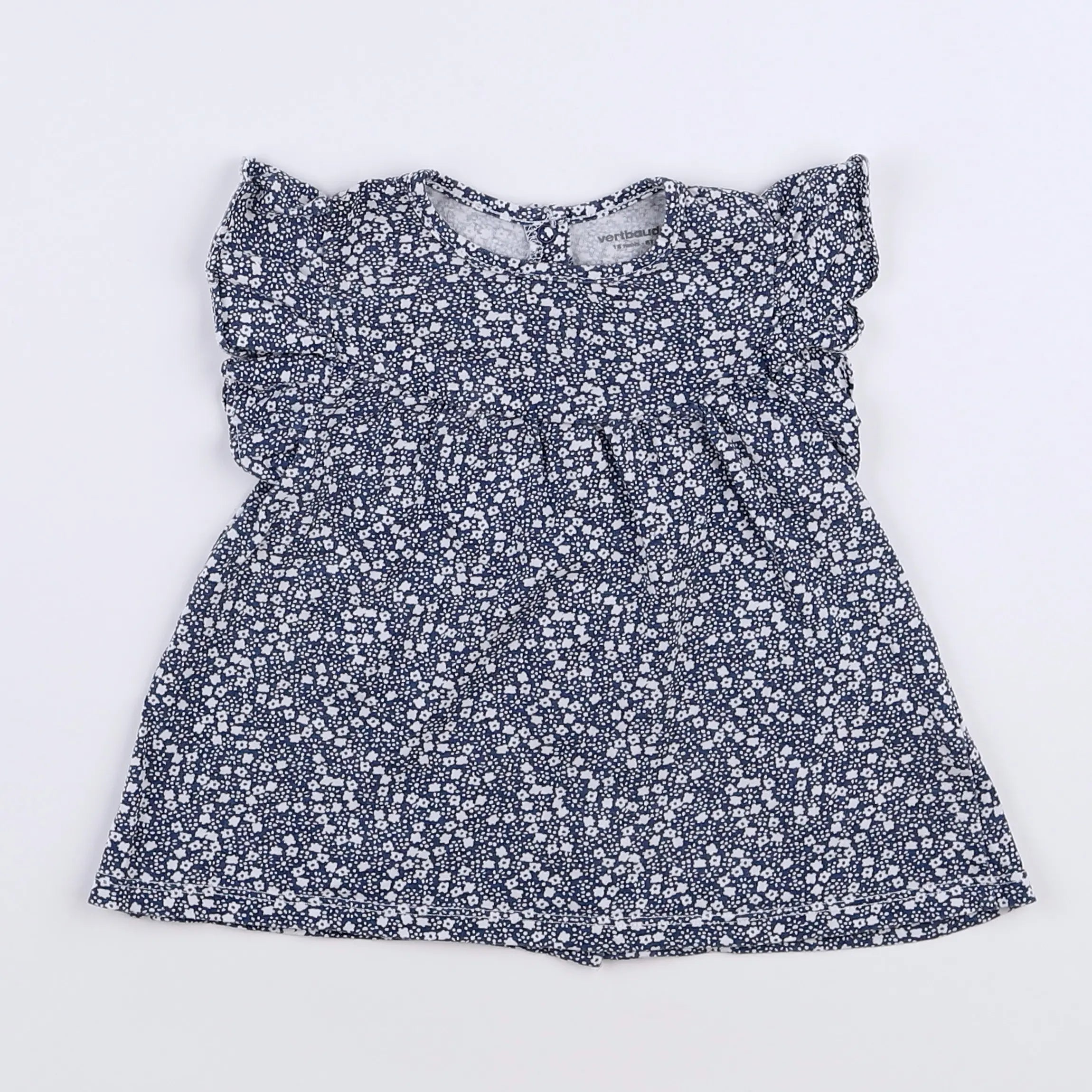Vertbaudet - tee-shirt bleu - 18 mois
