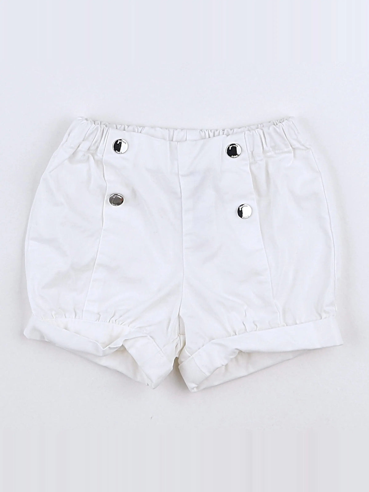 Jacadi - short blanc - 12 mois