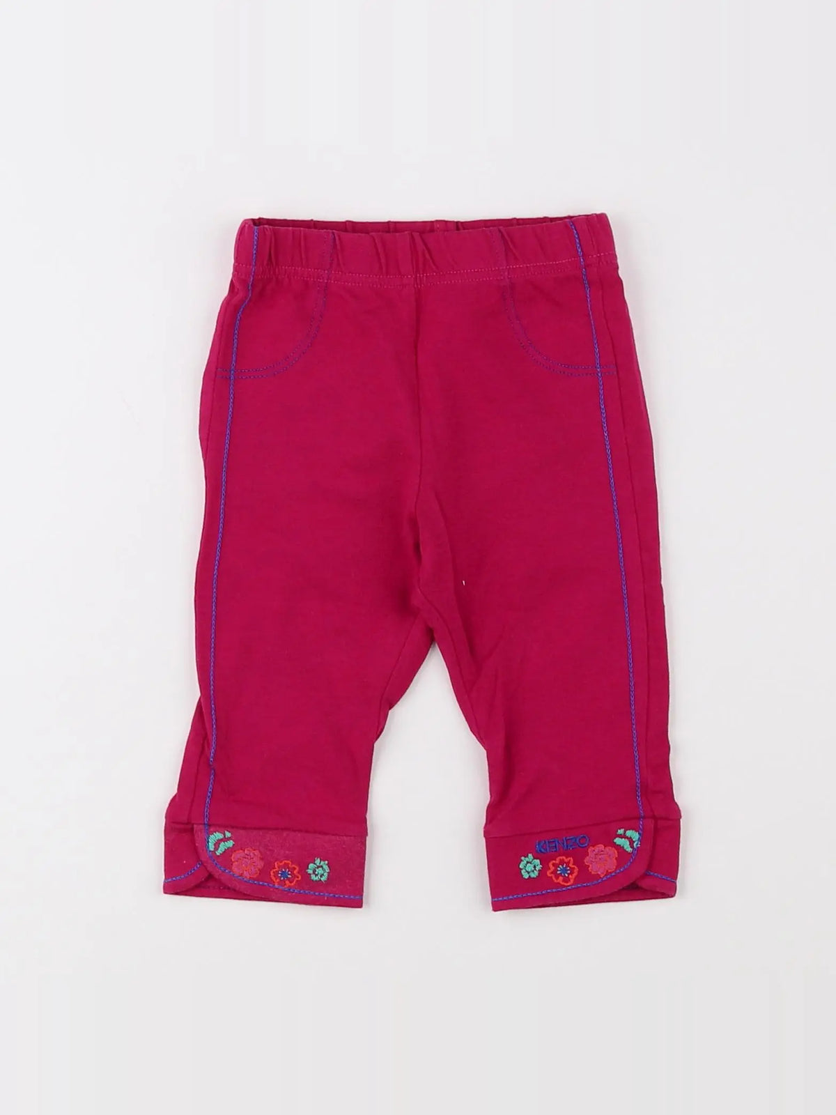 Kenzo - legging rose, rouge - 6 mois