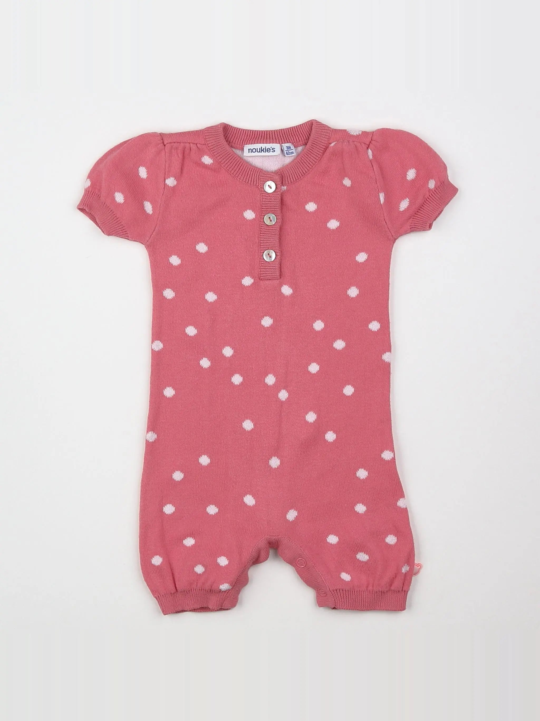 Noukie's - combinaison rose - 3 mois