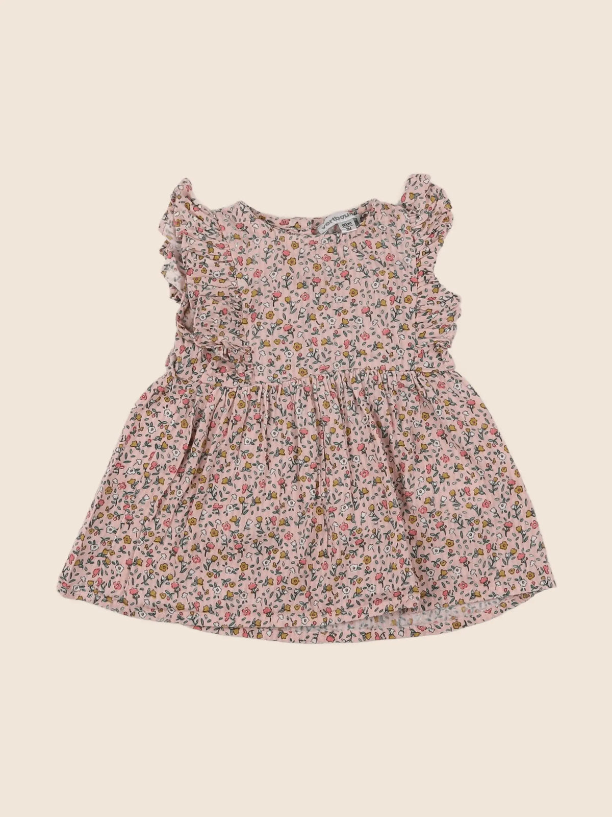 Vertbaudet - robe rose - 3 mois